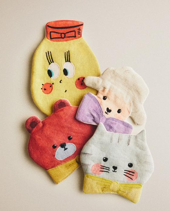 PACK MET ONDERZETTERS VOOR KINDEREN X THE ANIMAL OBSERVATORY (4-PACK)