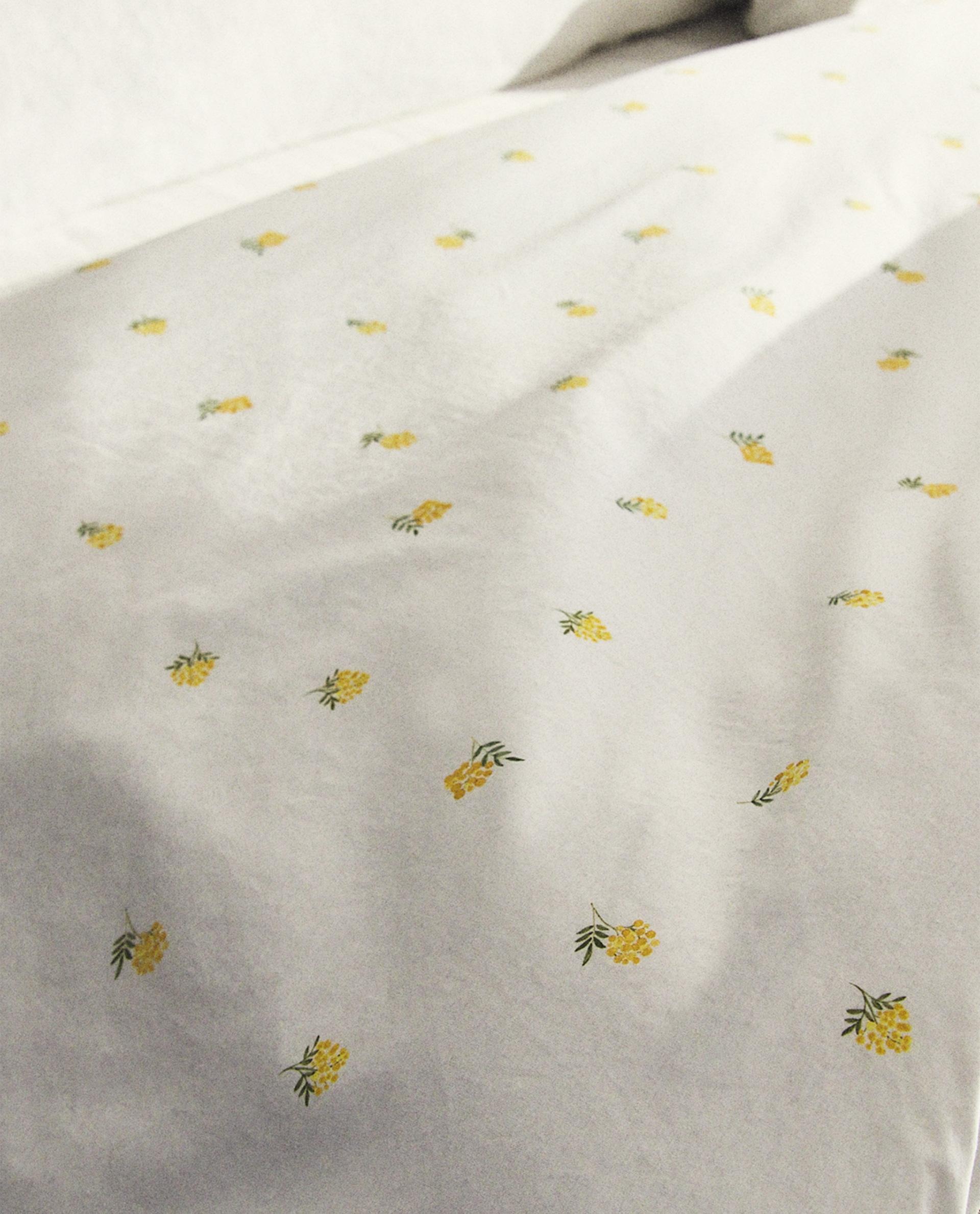 ミモザ プリント コットン ピローケース | Zara Home 日本/Japan