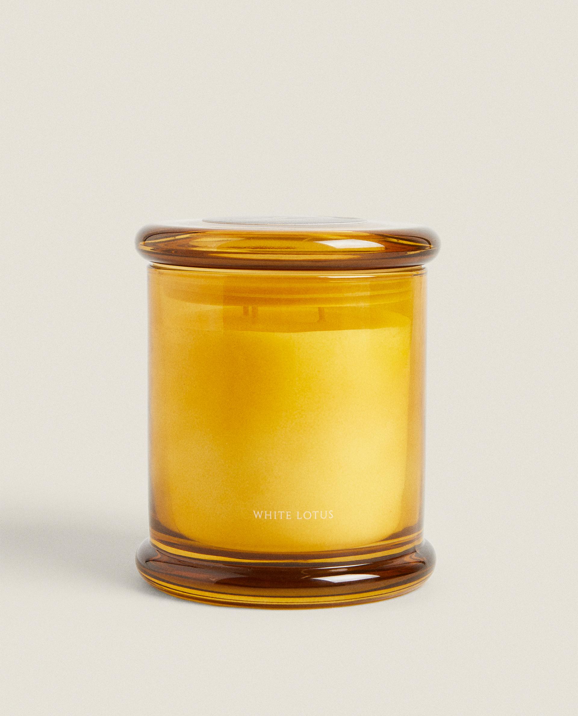 (500 G) WHITE LOTUS SCENTED CANDLE product thumbnail 3