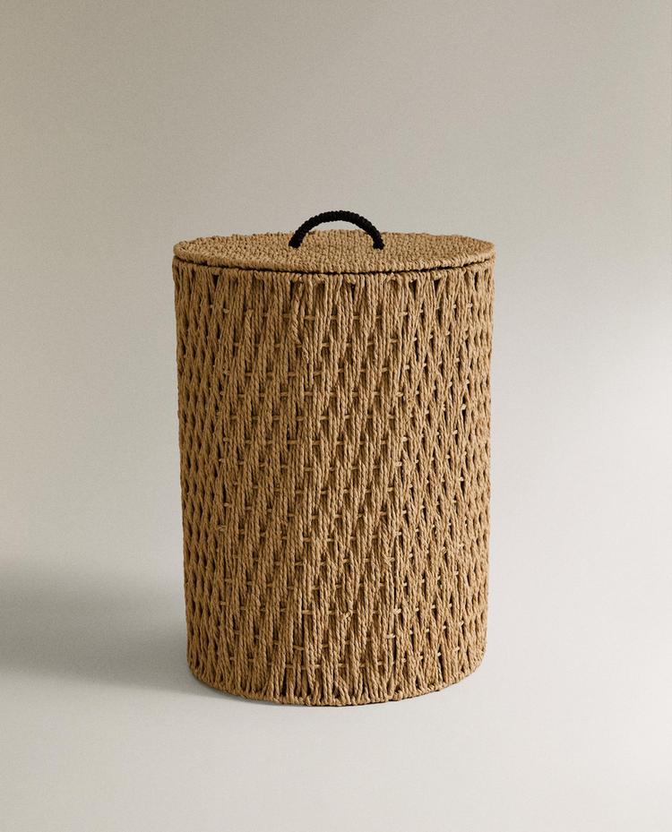 RUNDER KORB MIT DECKEL