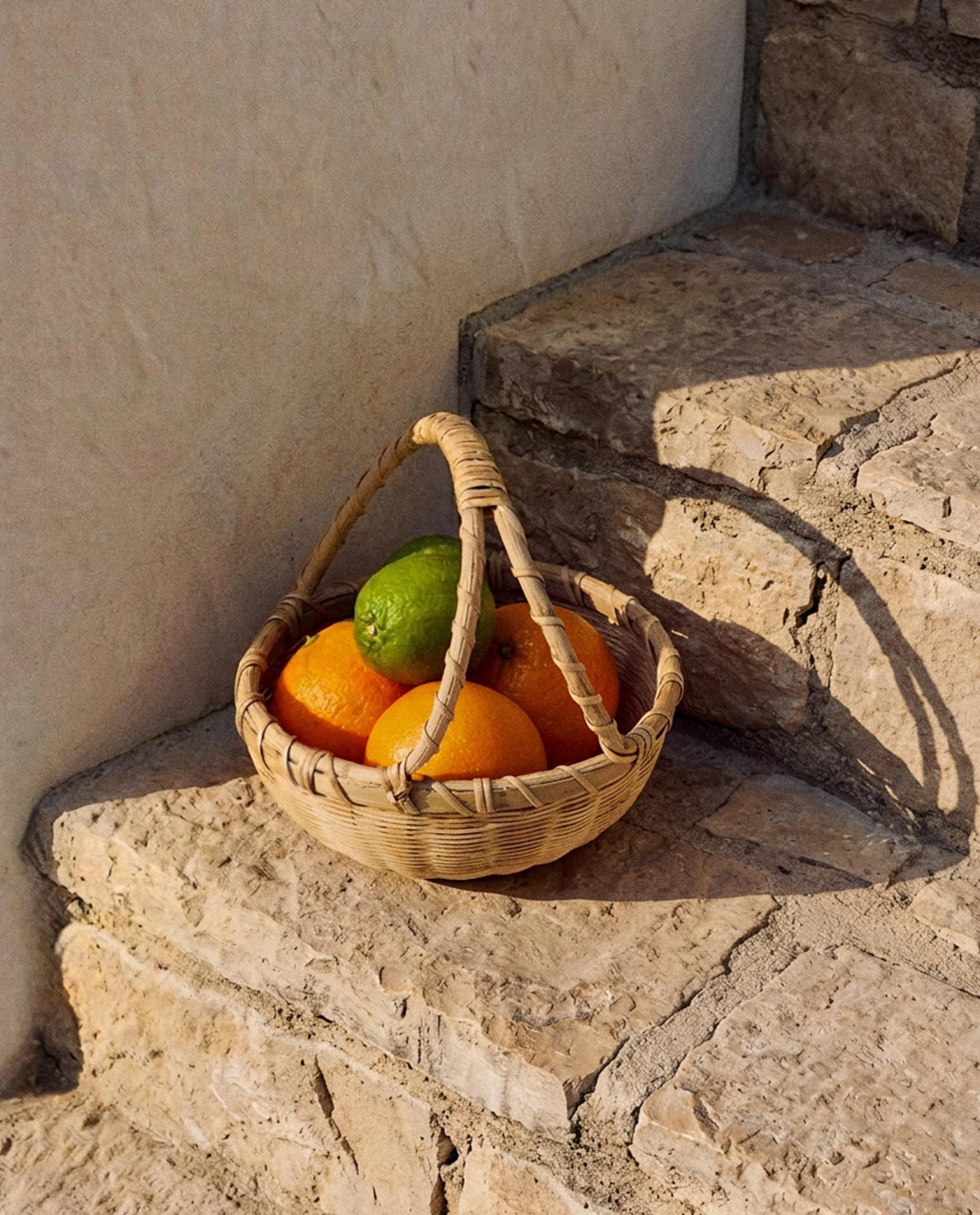 DOUBLE HANDLE BAMBOO BASKET product thumbnail 9