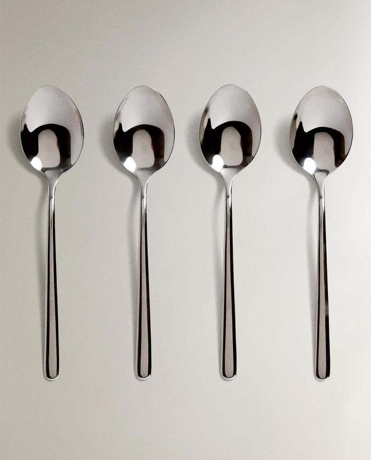 PACK CUCHARILLAS POSTRE ACERO BRILLO (PACK DE 4) PACK CUCHARILLAS POSTRE ACERO BRILLO (PACK DE 4)