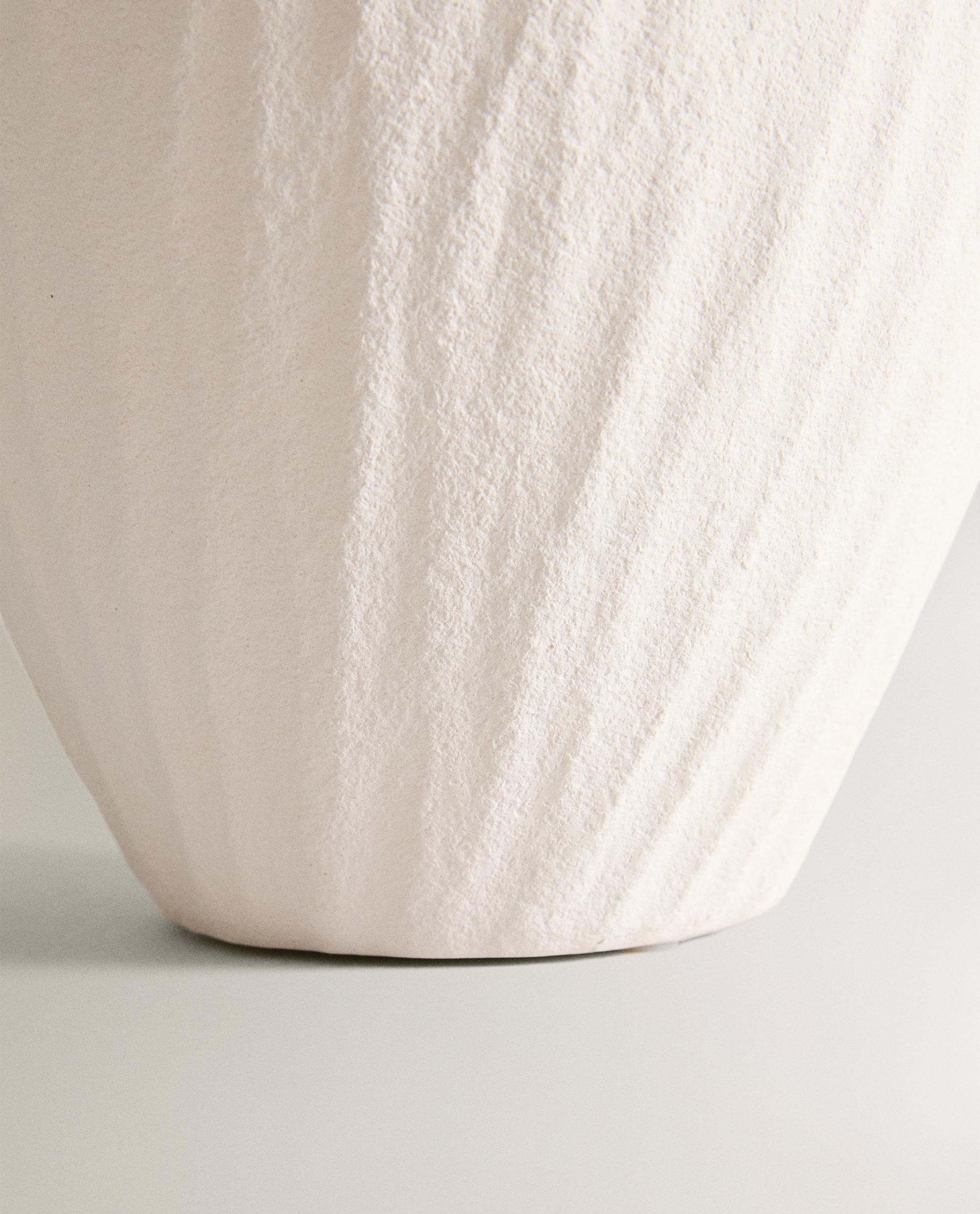 TEXTURED CERAMIC VASE