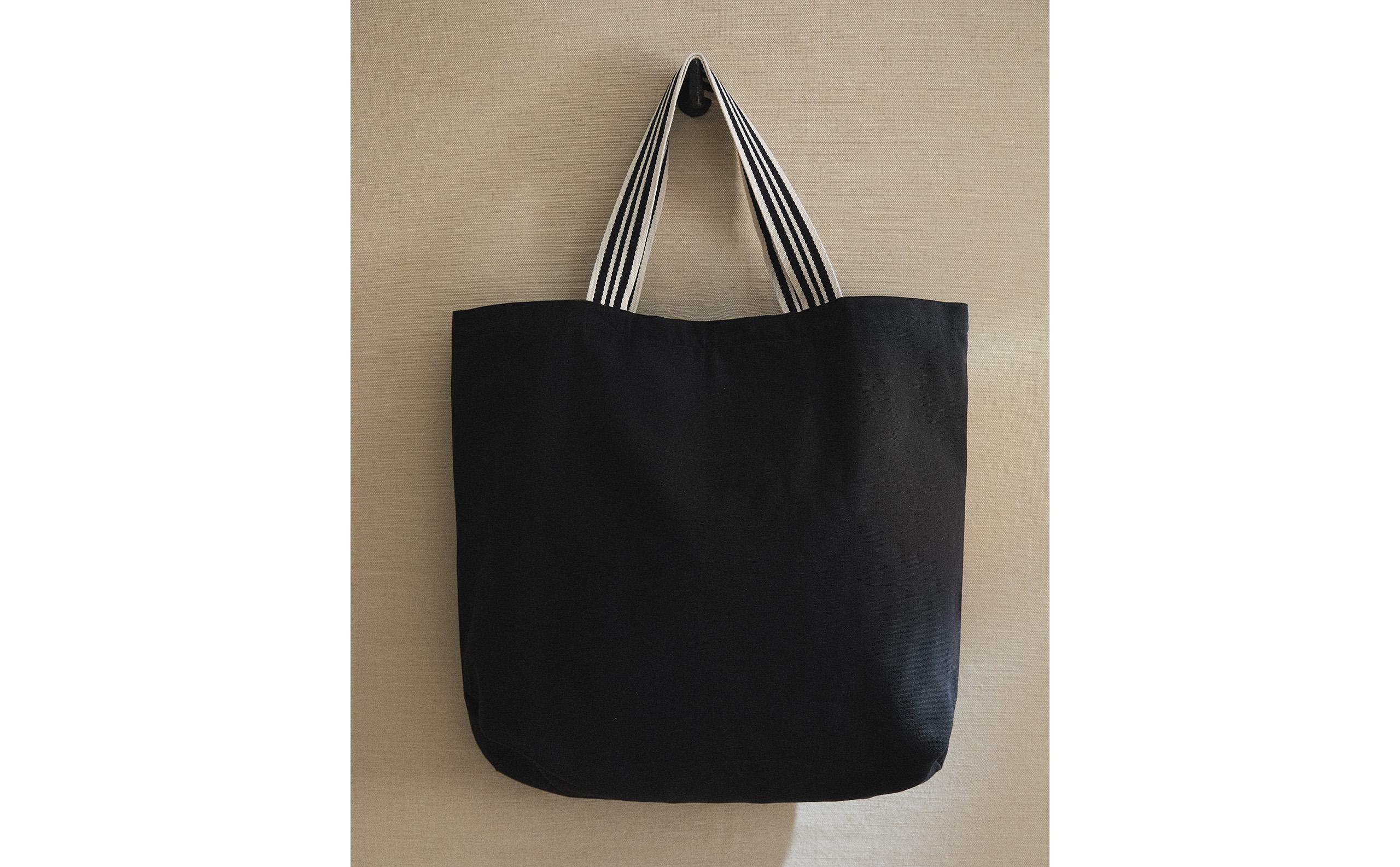 REVERSIBLE STRIPED FABRIC TOTE BAG product thumbnail 13