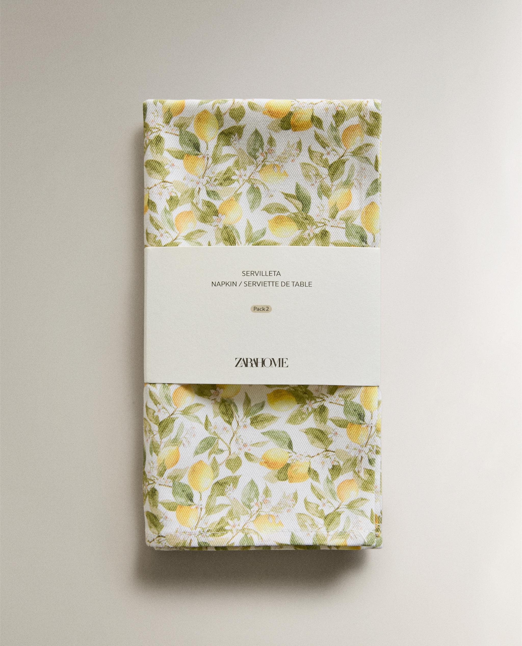 PACK OF LEMON NAPKINS (PACK OF 2) product thumbnail 4