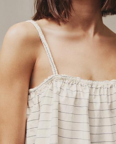 ストライプ トップス