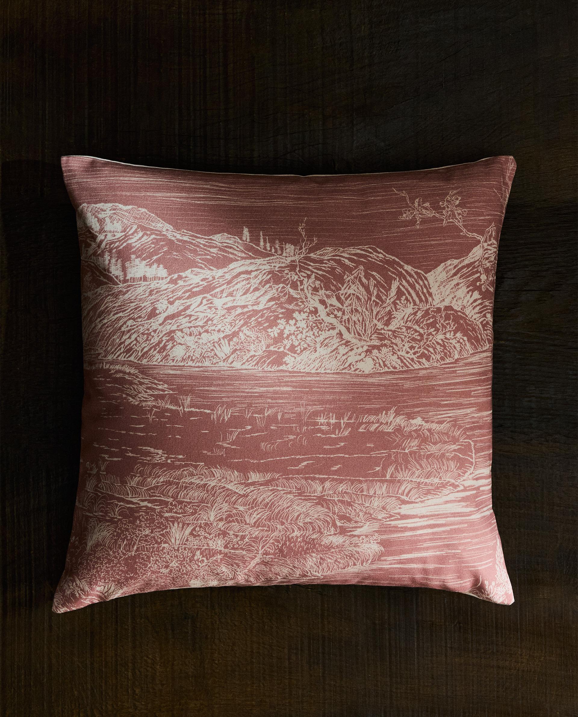 LANDSCAPE COTTON CUSHION COVER