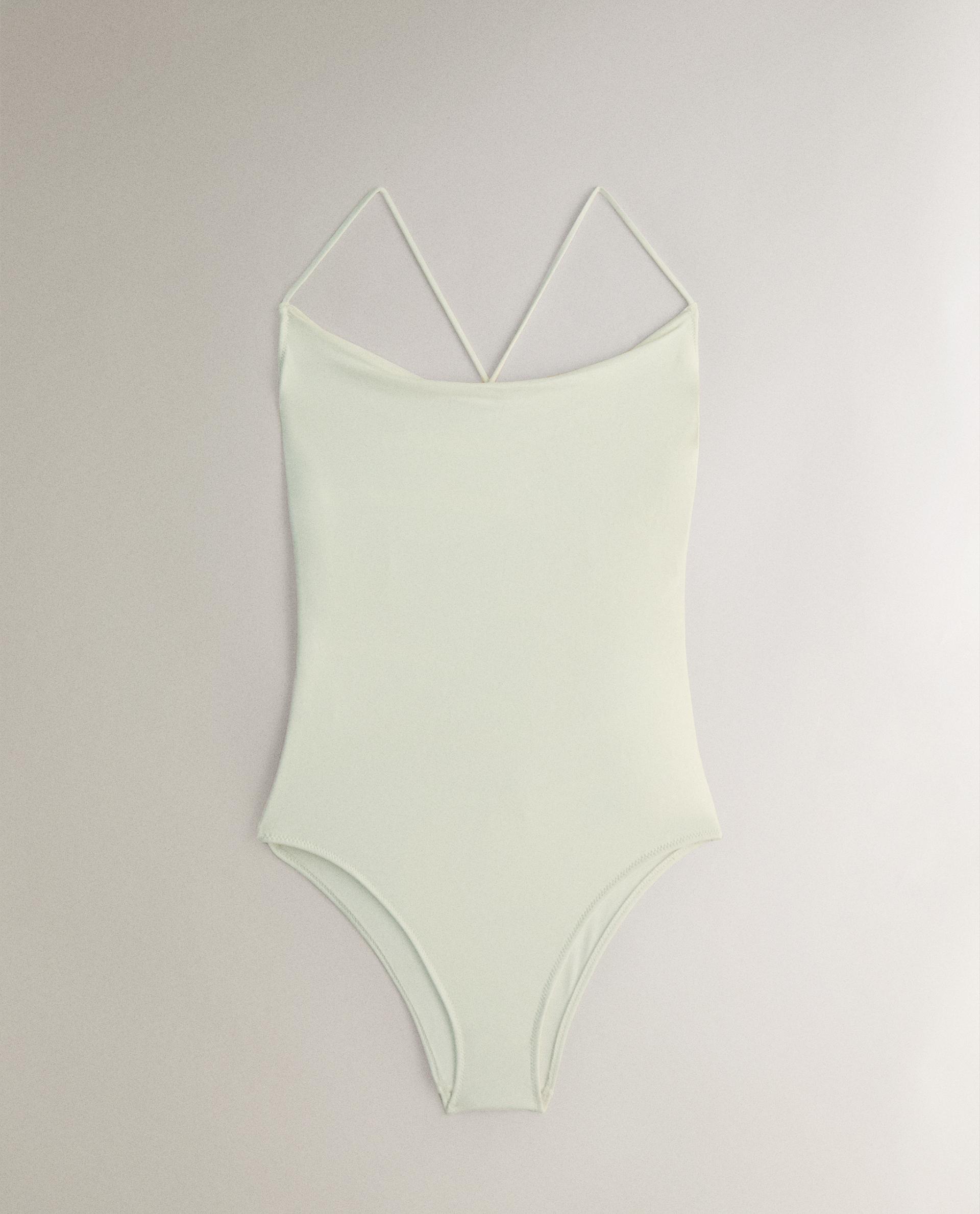 MAILLOT DE BAIN PLAGE DÉTAIL DRAPÉ