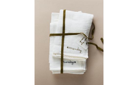 MOUSSELINES BÉBÉ (PACK DE 7)