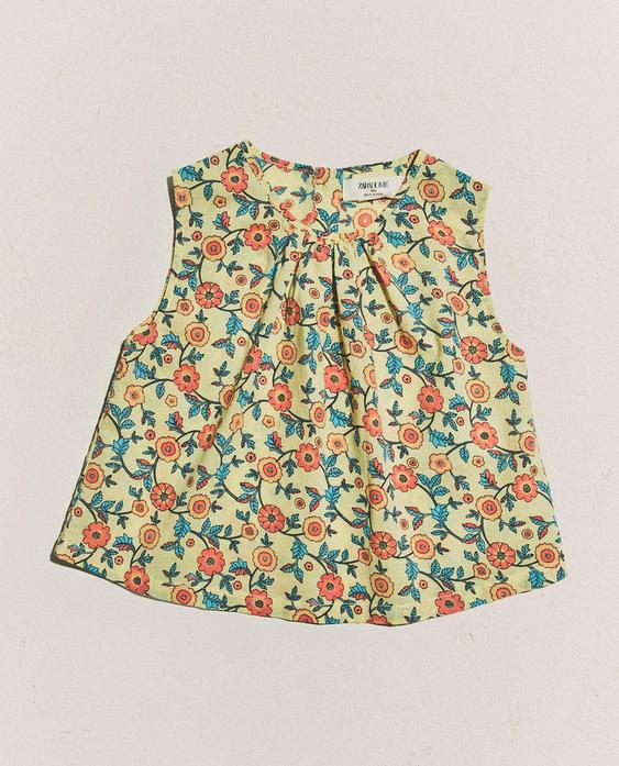 TOP MET BLOEMEN KIDS