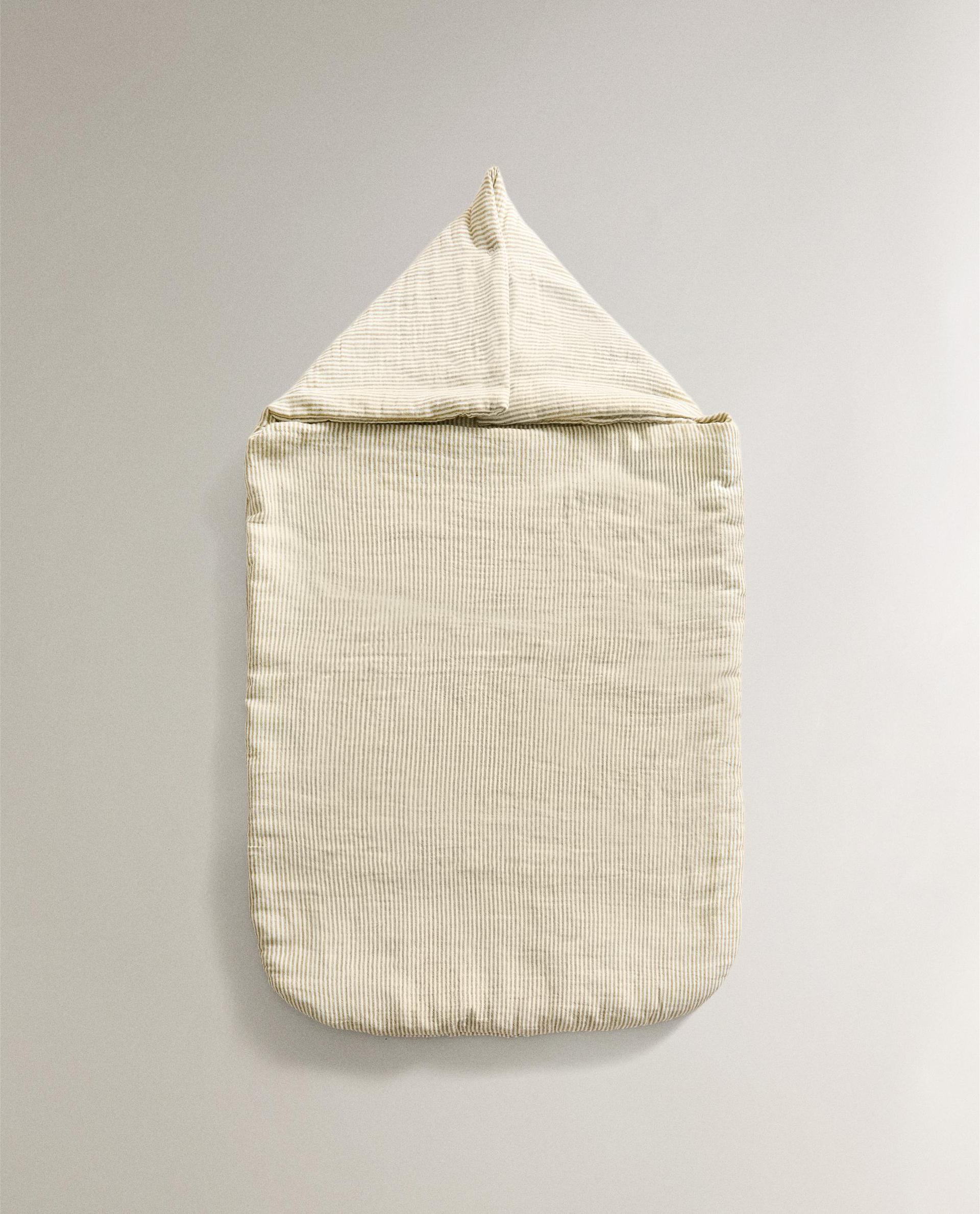 كيس حمل الرضع موسلين مخطط كيس حمل الرضع موسلين مخطط