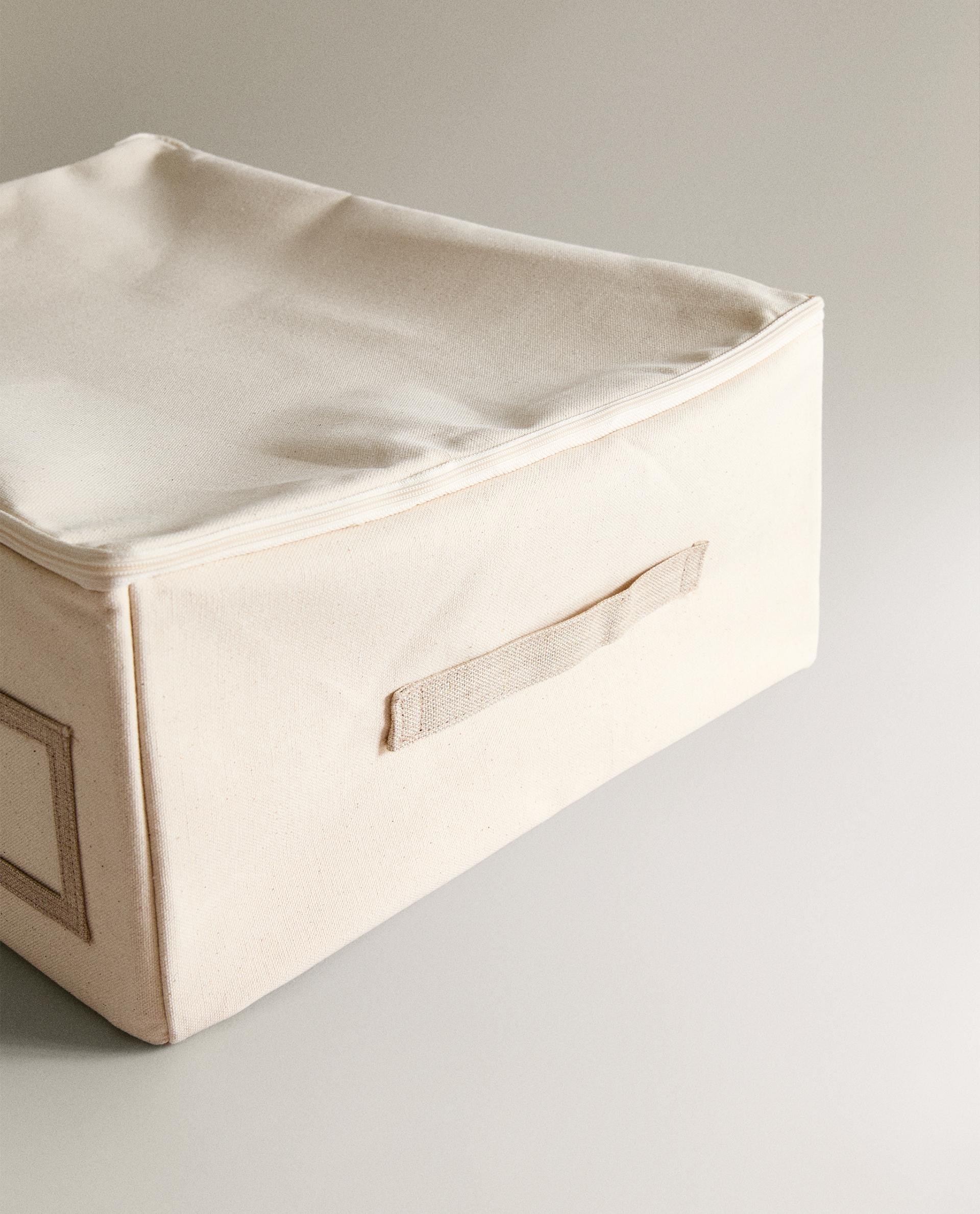 ZARA HOME】収納ボックス 長方形バスケット Lサイズ (ZARA HOME