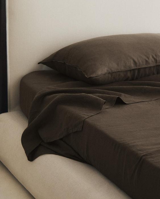 워시드 린넨 플랫시트(140G/M²)