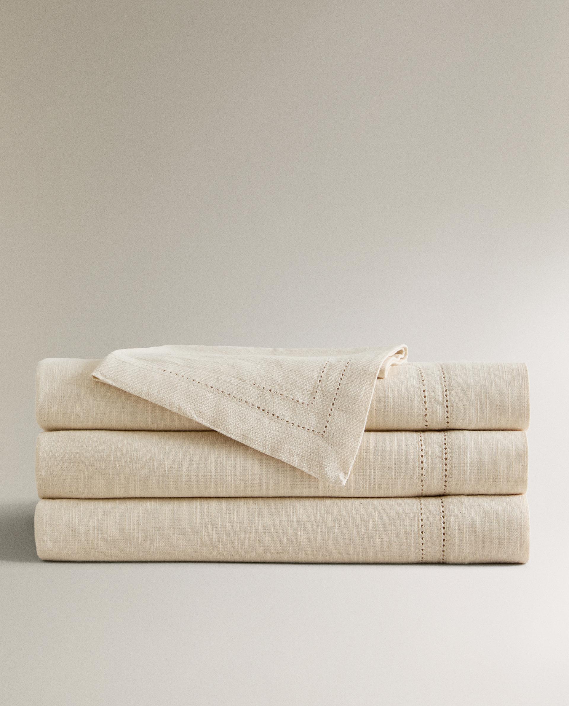 ZARAHOME テーブルクロス ポルトガル製コットン 170×250cm 【公式通販】