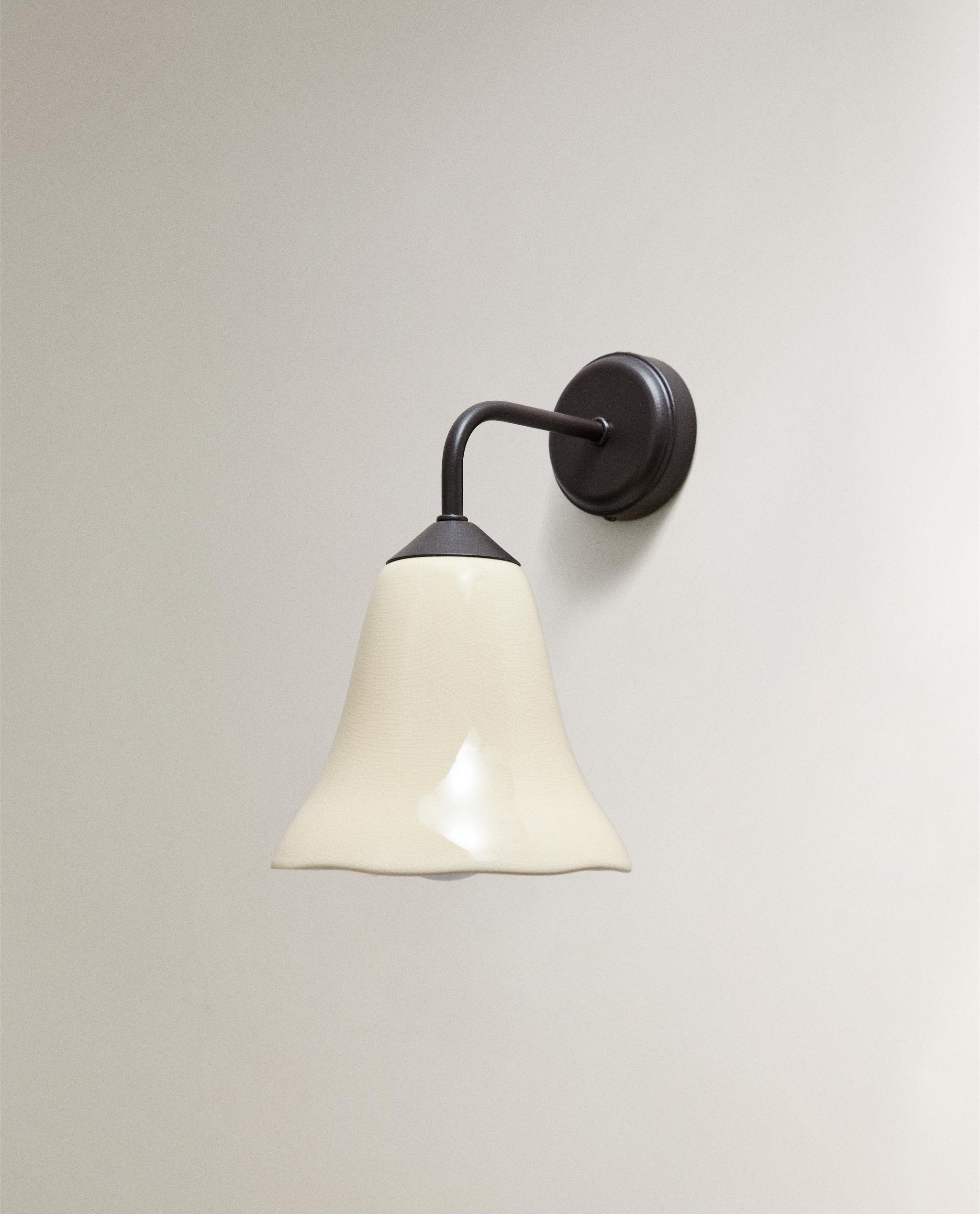 LAMP | METAL WALL LAMP WITH CERAMIC LAMPSHADE product thumbnail 2
