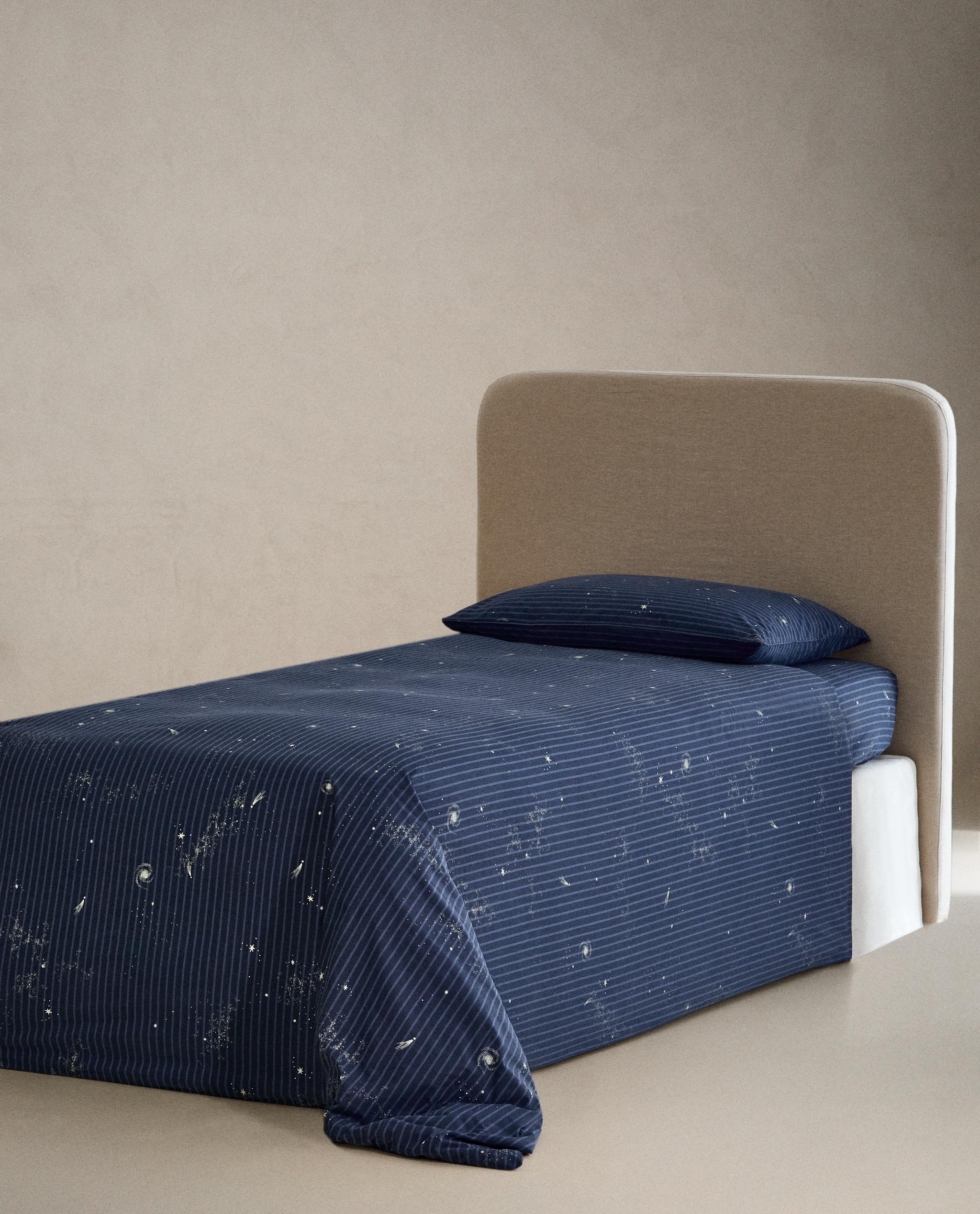 CHILDREN'S STRIPED SPACE DUVET COVER product thumbnail 2