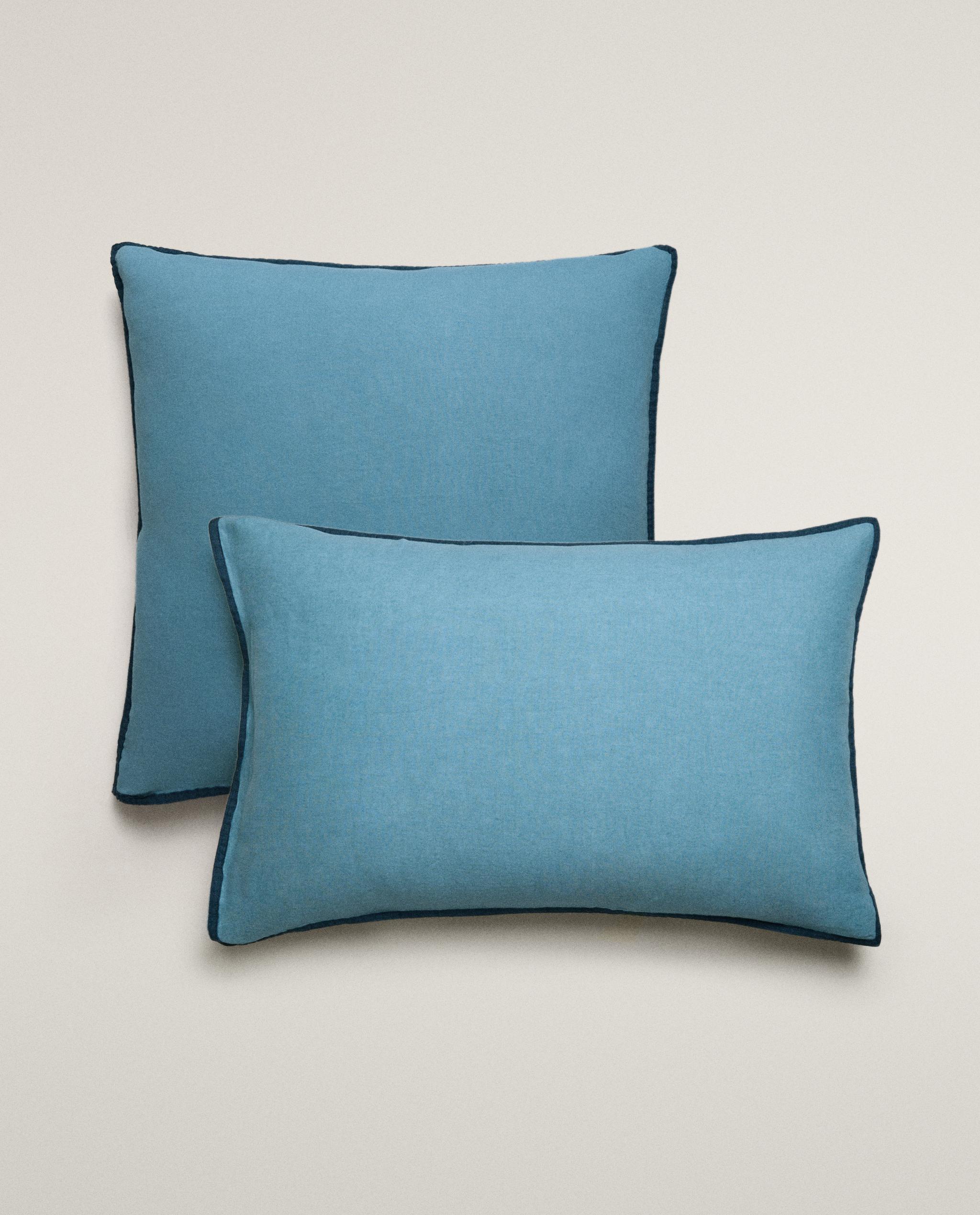 CONTRAST LINEN PILLOWCASE product thumbnail 8