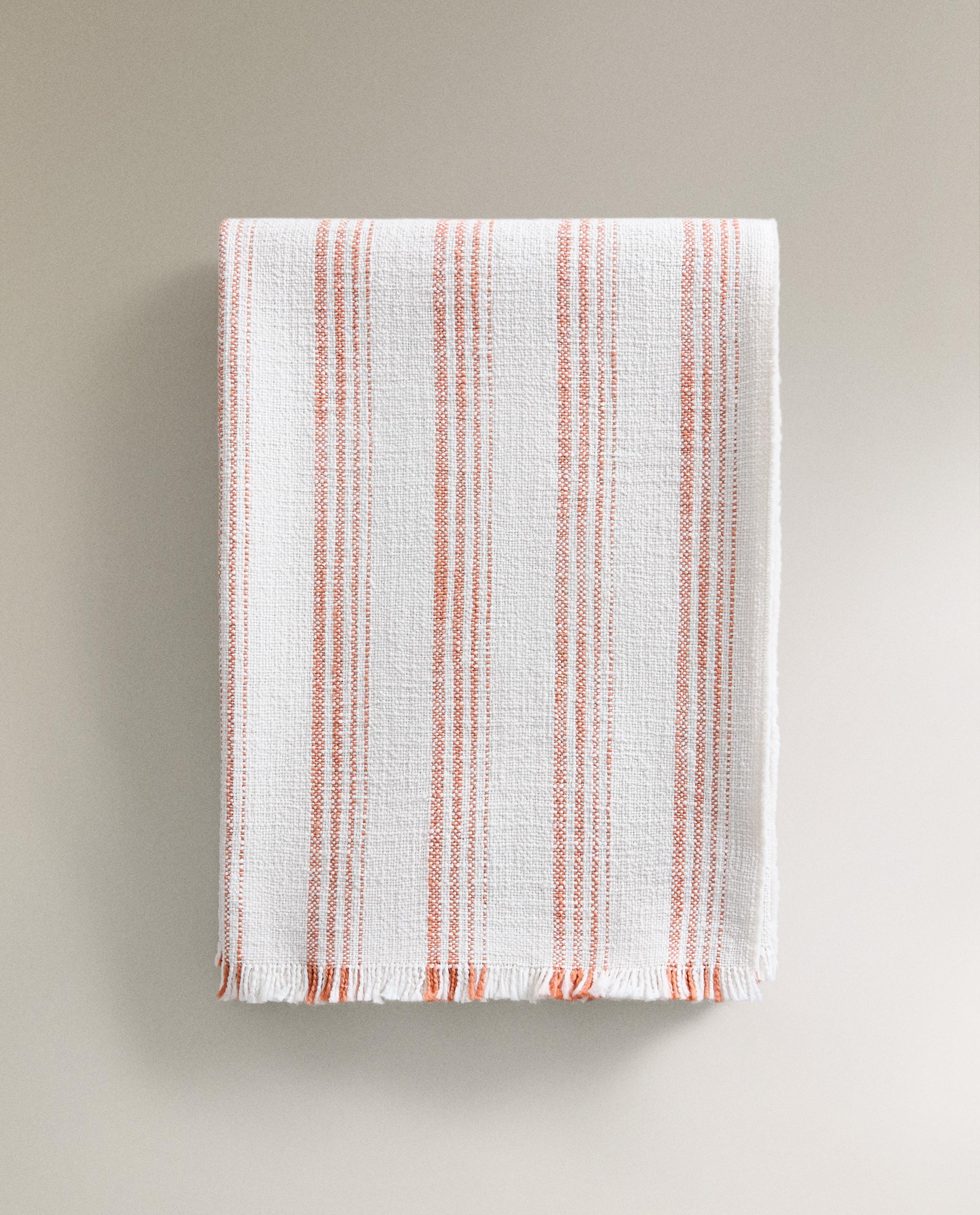 ストライプ柄 コットン ブランケット | Zara Home 日本/Japan