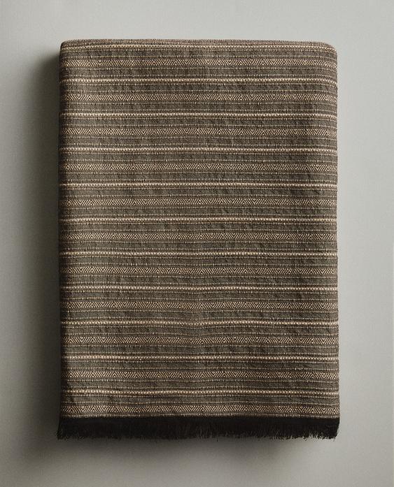 COTTON LINEN BLANKET
