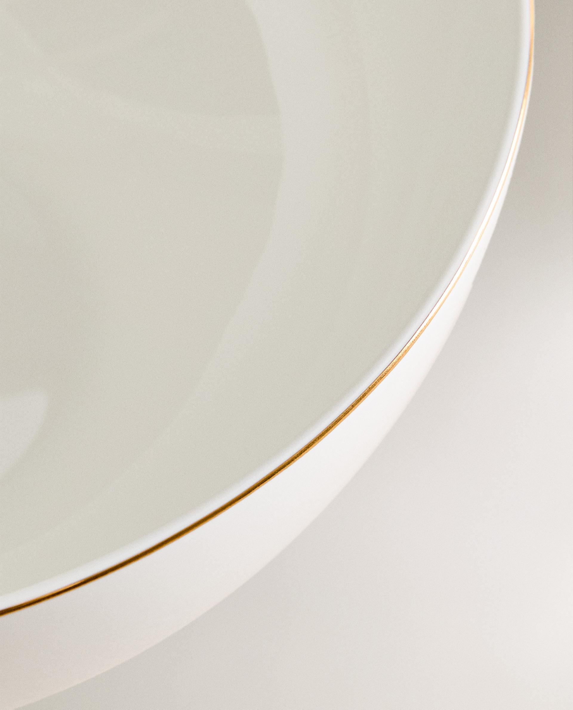 RIMMED PORCELAIN SALAD BOWL product thumbnail 7