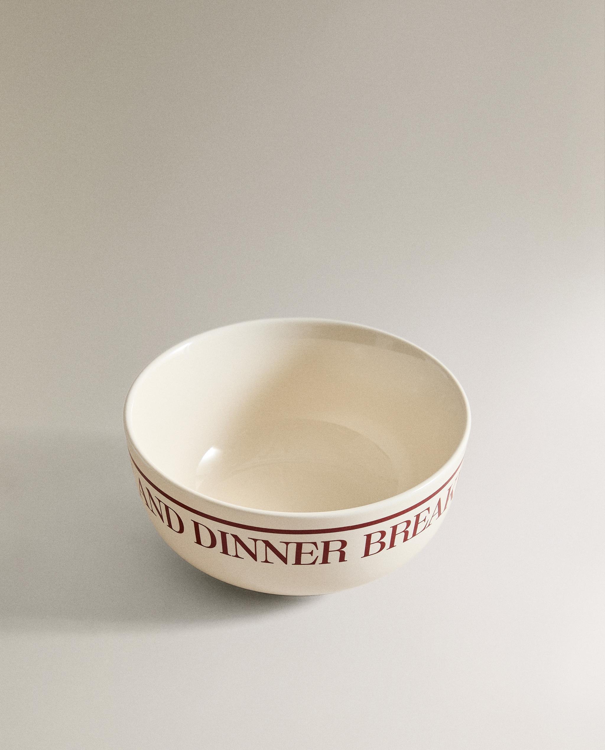 ブレックファスト ポーセリン ボウル | Zara Home 日本/Japan