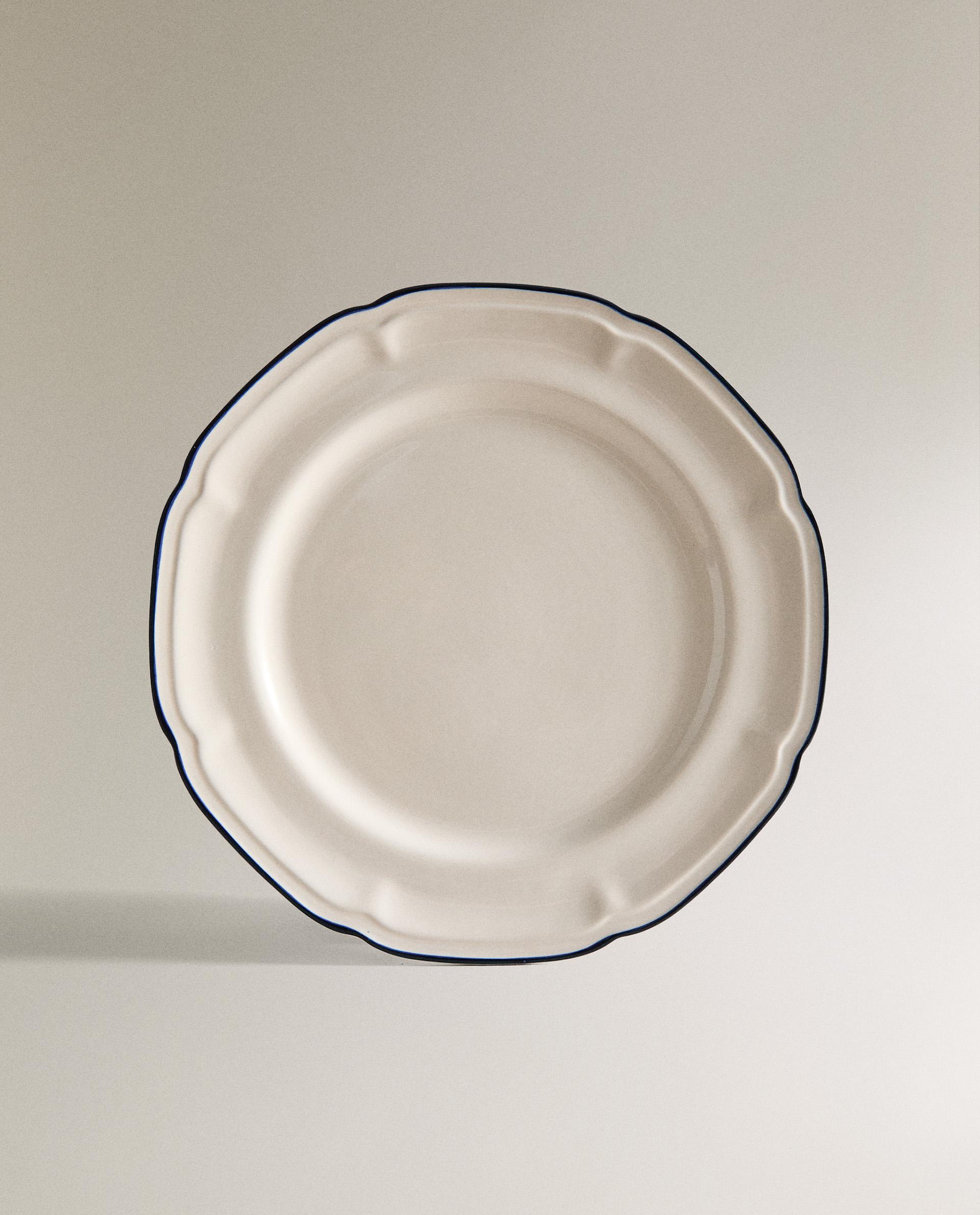 平皿 コントラストエッジ | Zara Home 日本/Japan