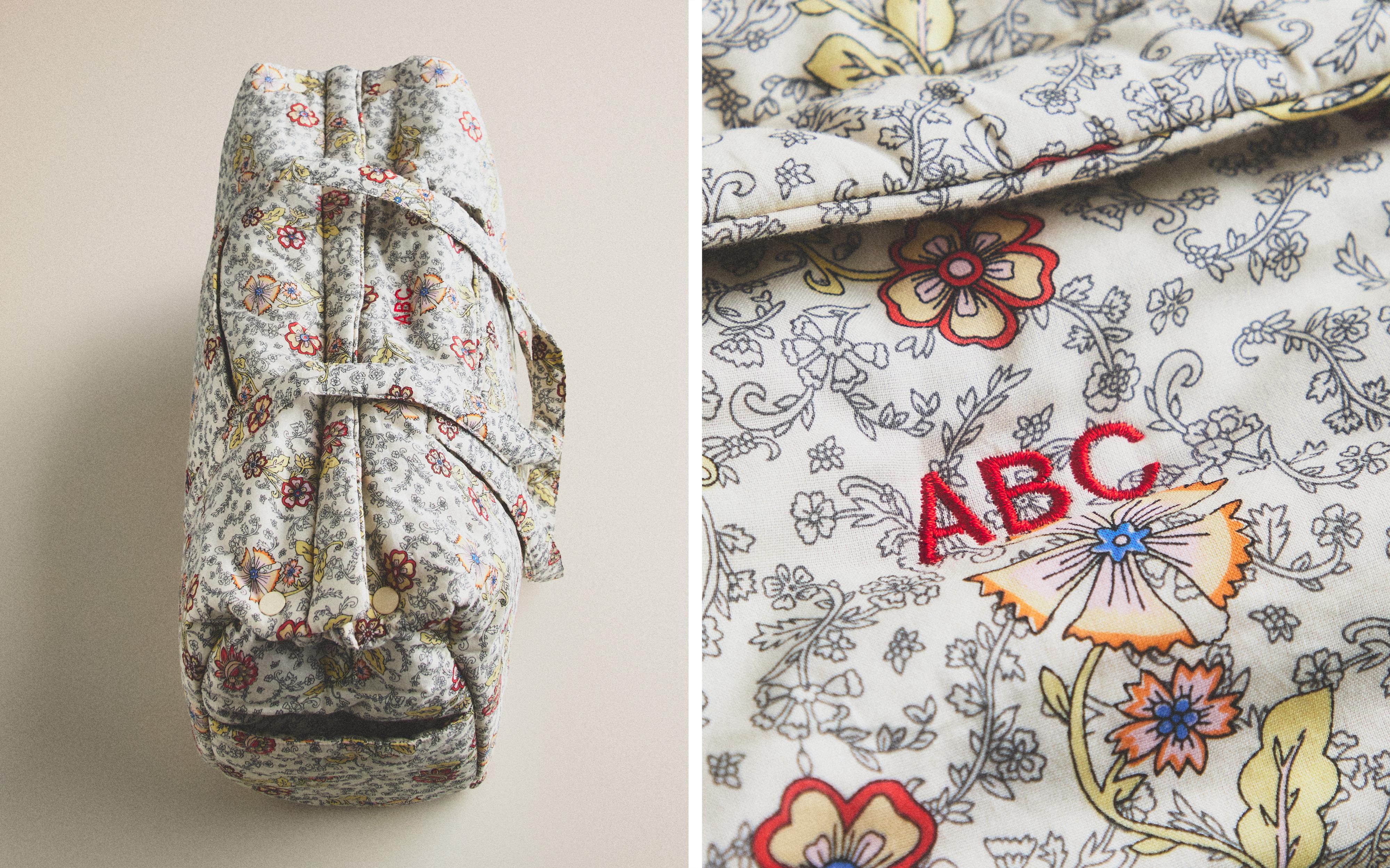 FLORAL COTTON MATERNITY BAG product thumbnail 14
