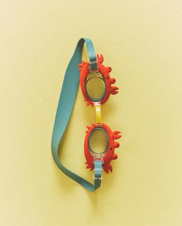 LUNETTES PLONGÉE ENFANT PLAGE CRABE