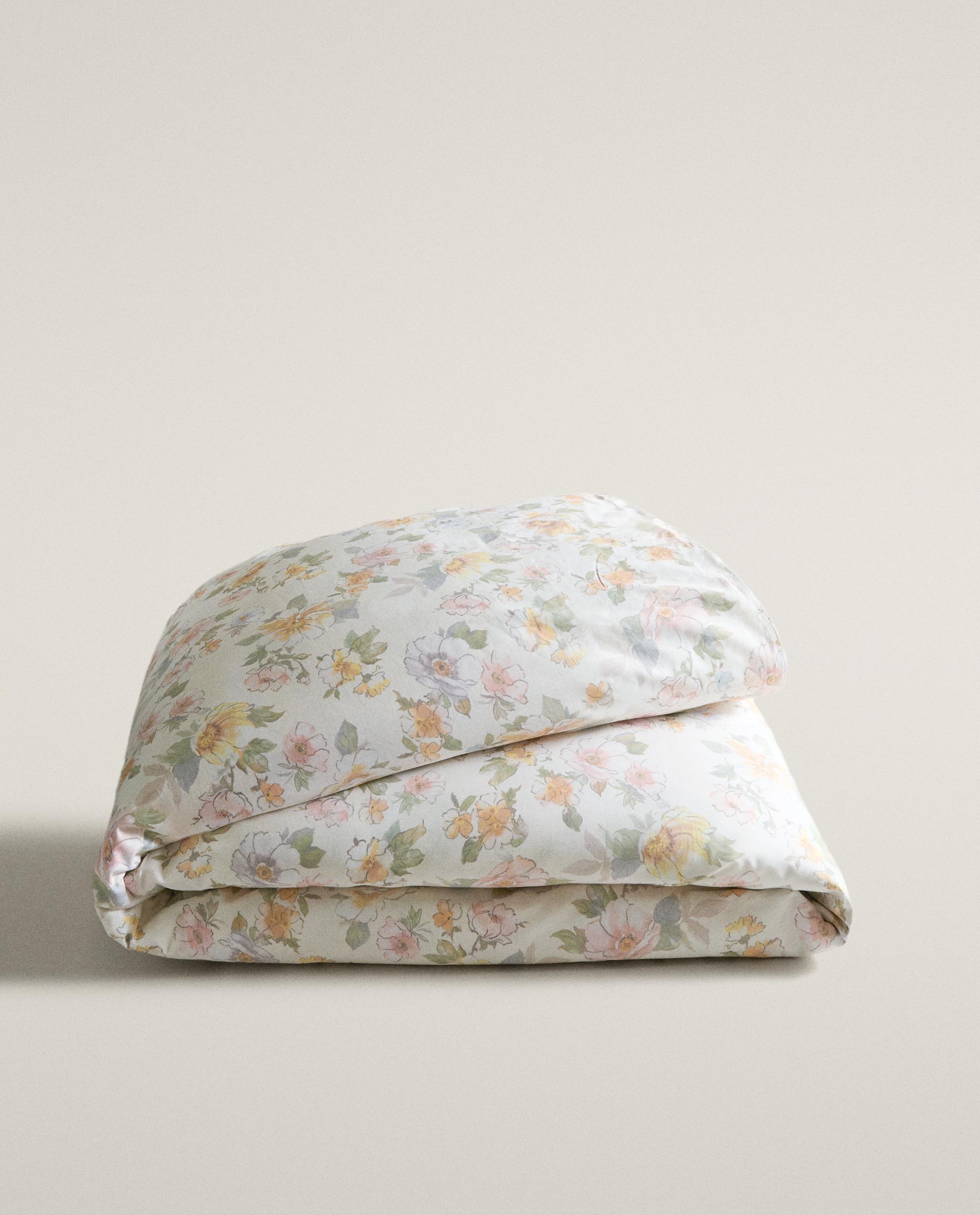 SATEEN FLORAL DUVET COVER product thumbnail 10