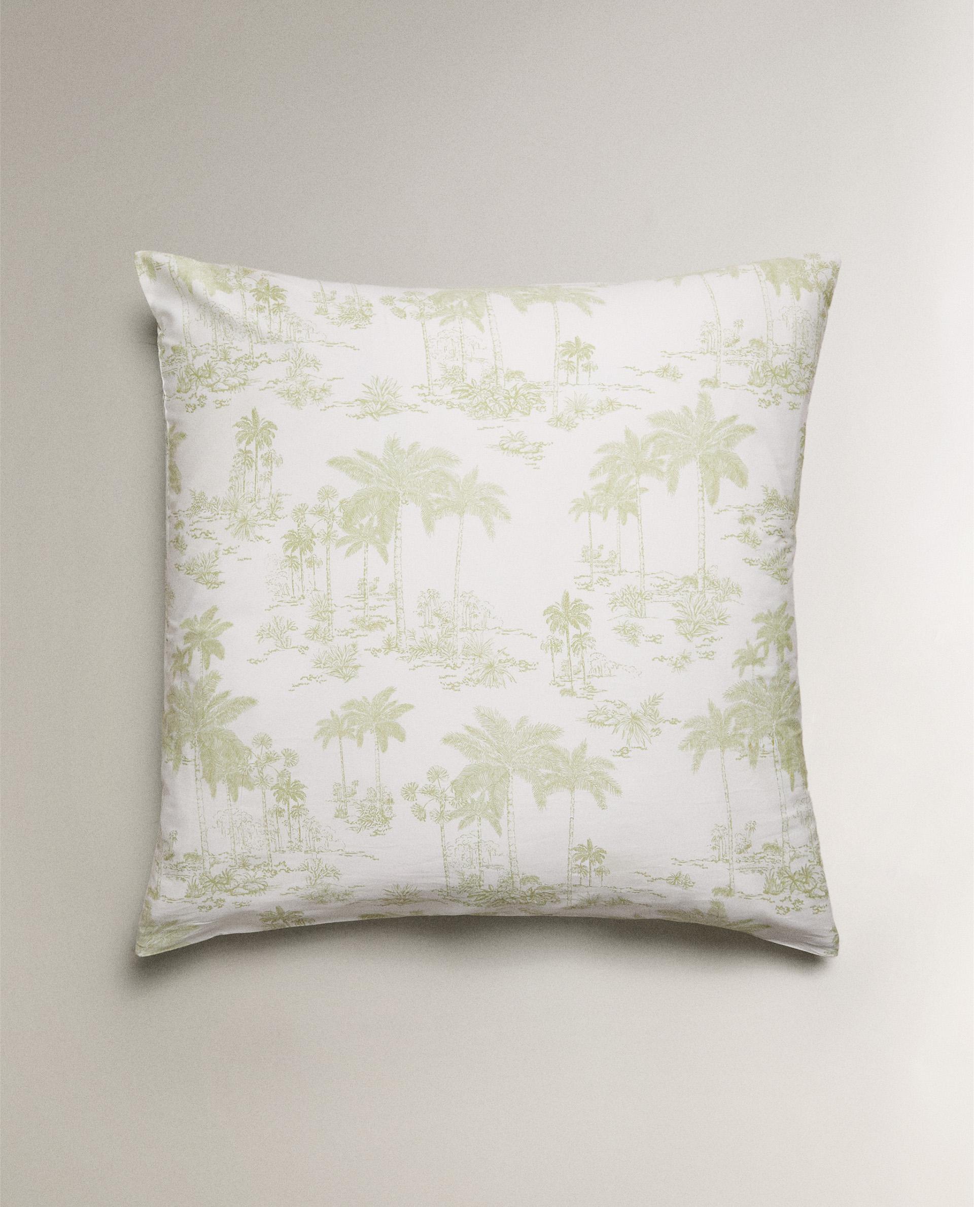 ヤシの木 トワルドジュイ サテン ピローケース | Zara Home 日本