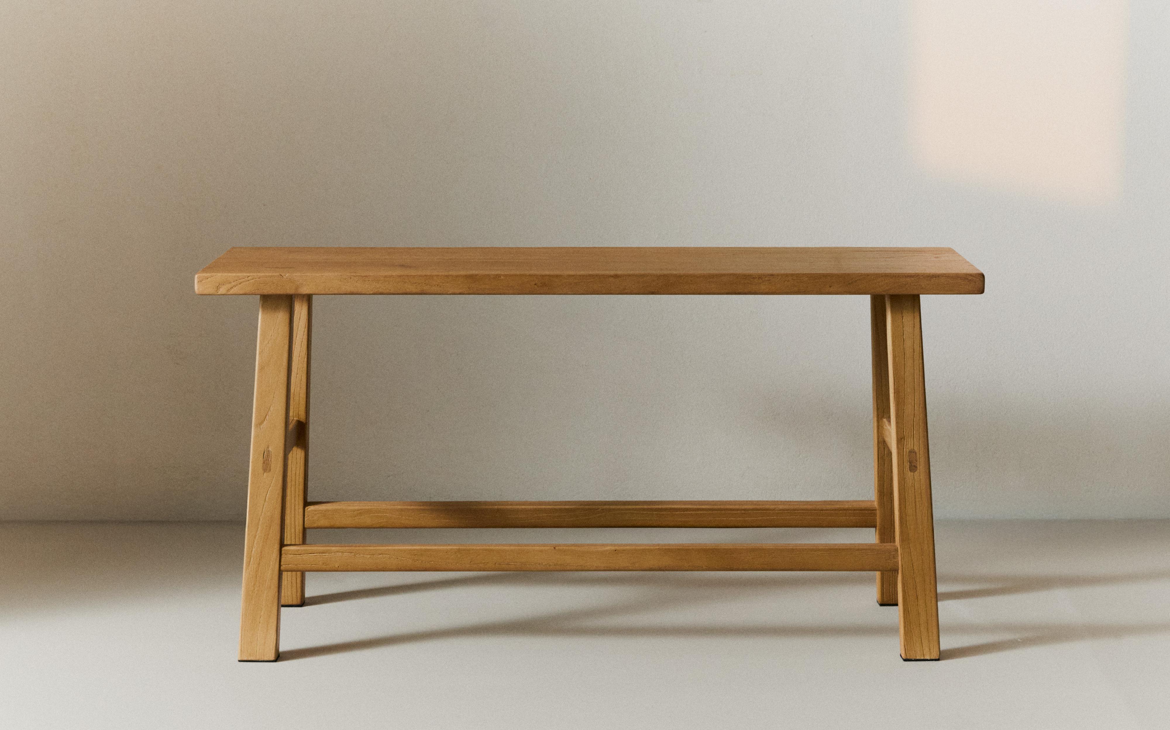 ザラホーム　ベンチ 木製ベンチと収納ベンチ | Zara Home 日本/Japan