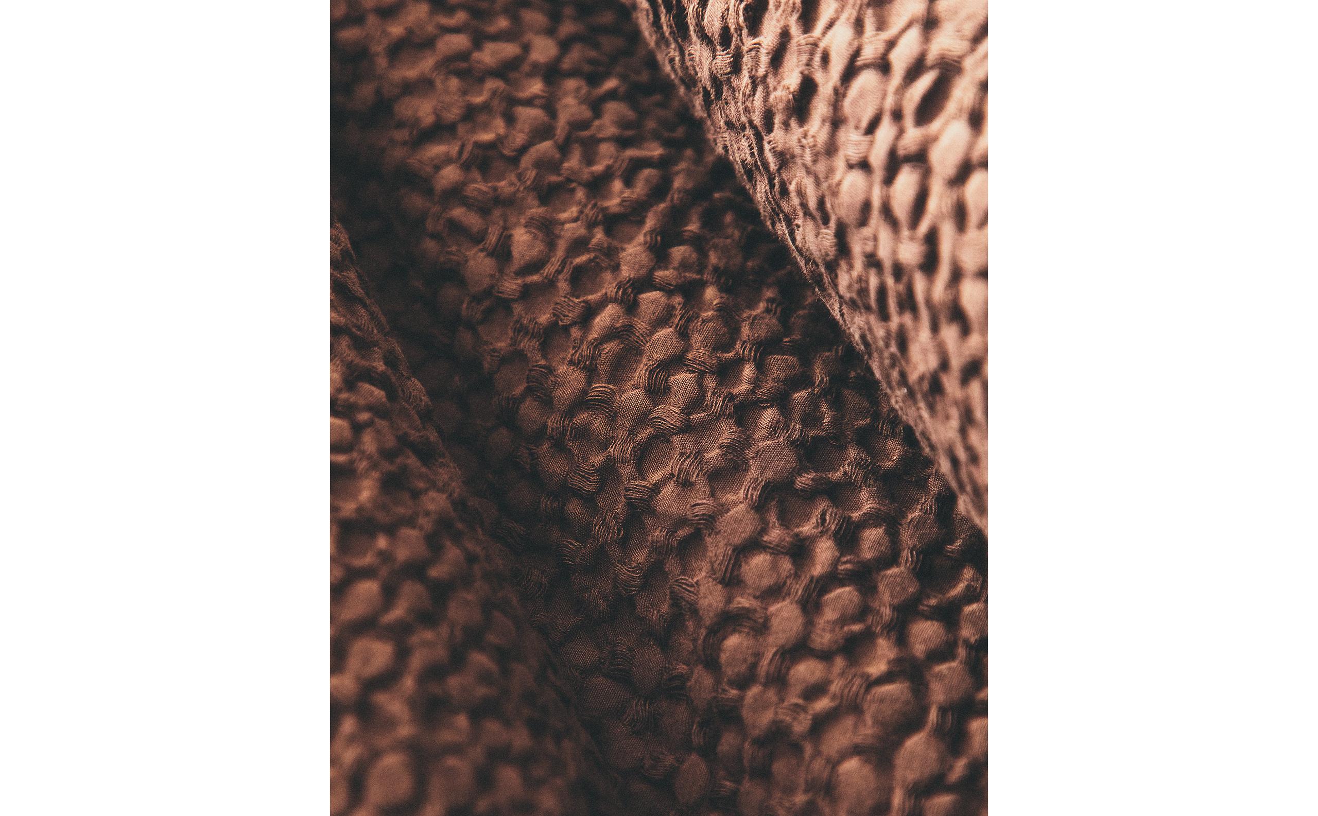 WAFFLE-KNIT DUVET COVER