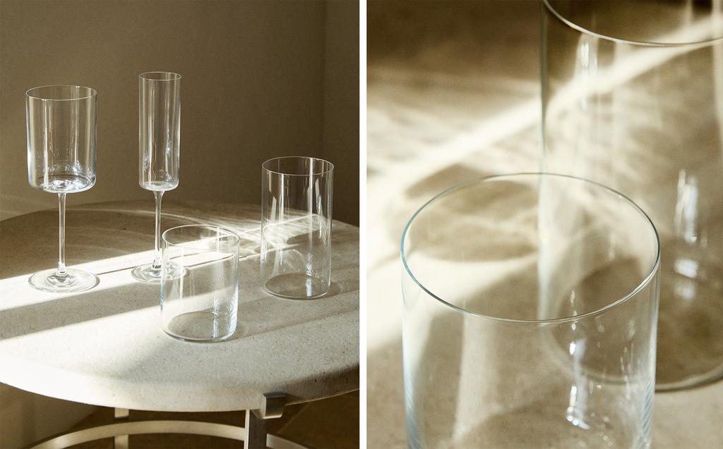 STRAIGHT CRYSTALLINE TUMBLER SET STRAIGHT CRYSTALLINE TUMBLER SET