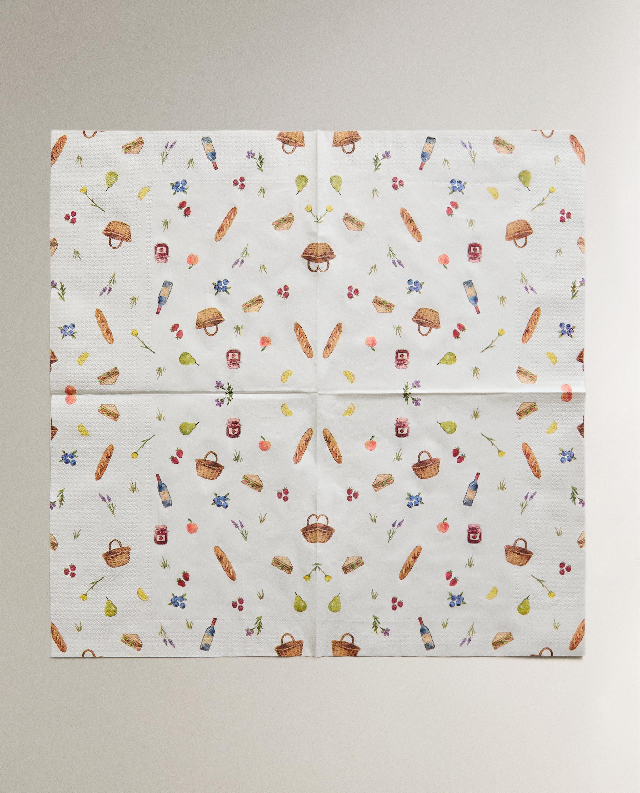 PACK OF PICNIC PAPER NAPKINS (PACK OF 20) product thumbnail 4