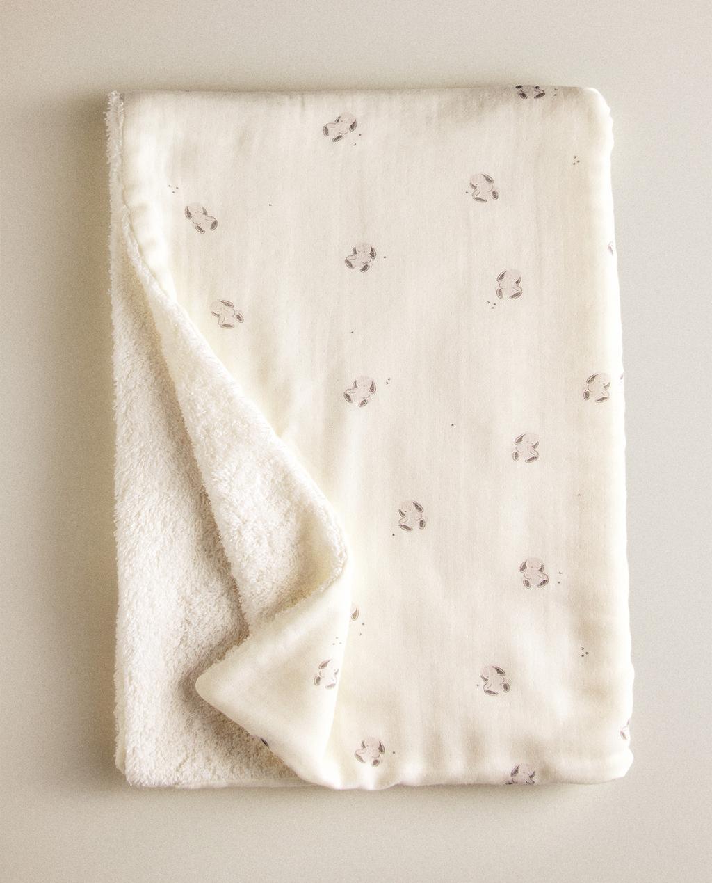 SERVIETTE DE BAIN BÉBÉ LAPINS SERVIETTE DE BAIN BÉBÉ LAPINS