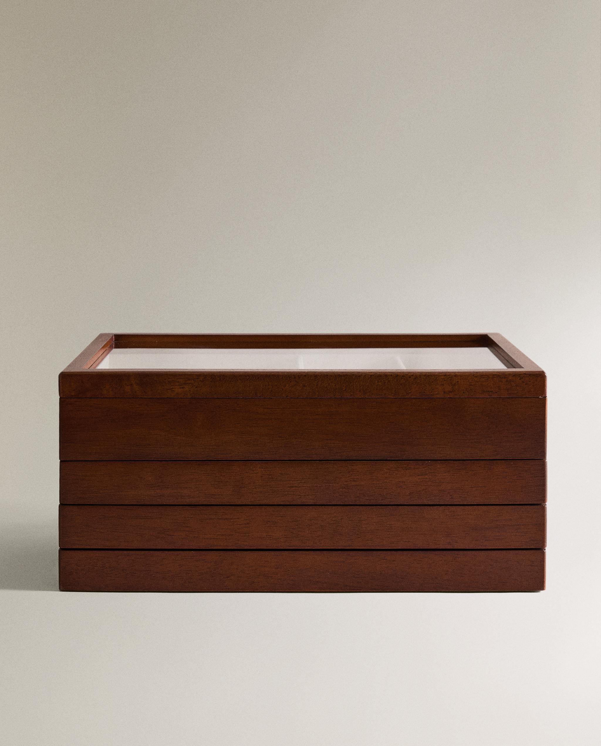 ZARA  ウッドジュエリーボックス ウッド ジュエリーボックス - ブラウン | ZARA Japan / 日本