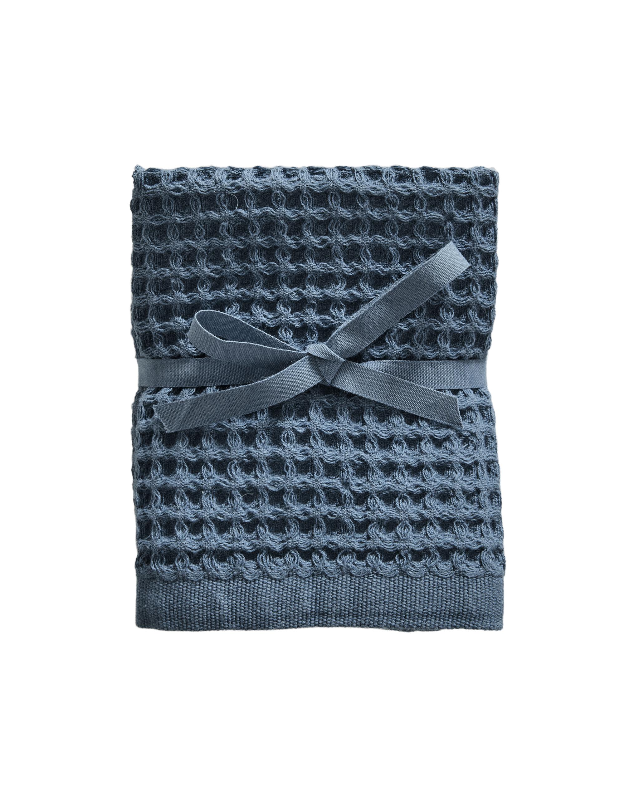 WAFFLE-KNIT COTTON HAND TOWEL (PACK OF 3)