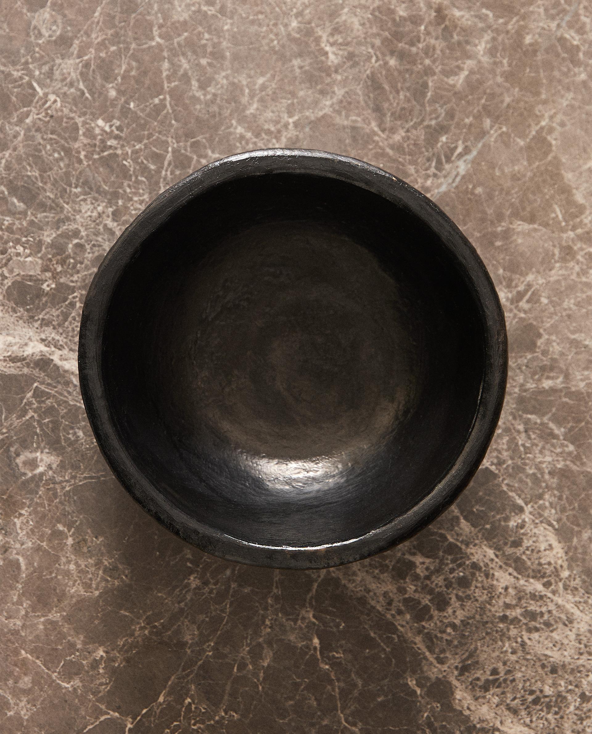 IRREGULAR DECORATIVE TERRACOTTA BOWL