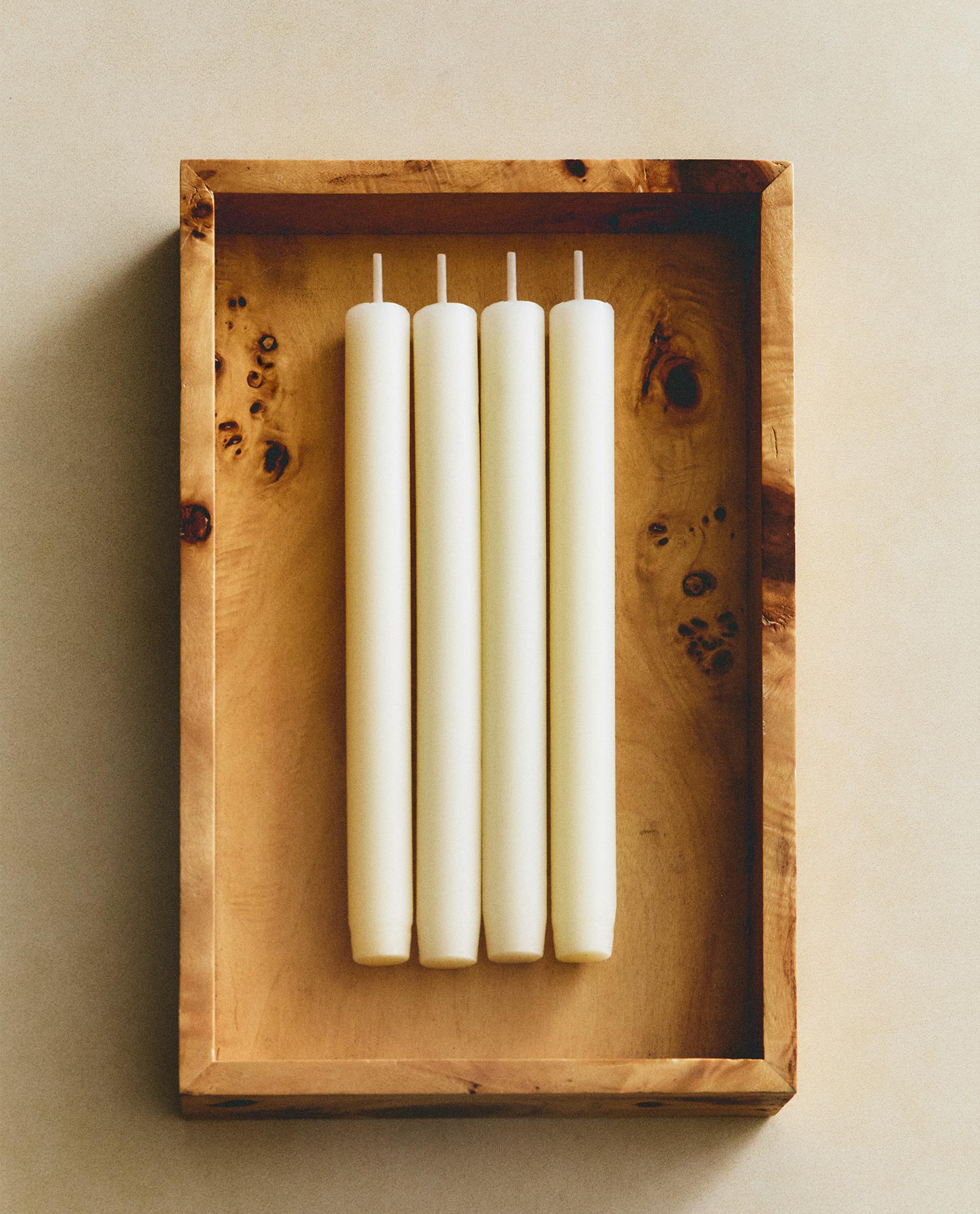 PACK 4 VELAS BLANCAS