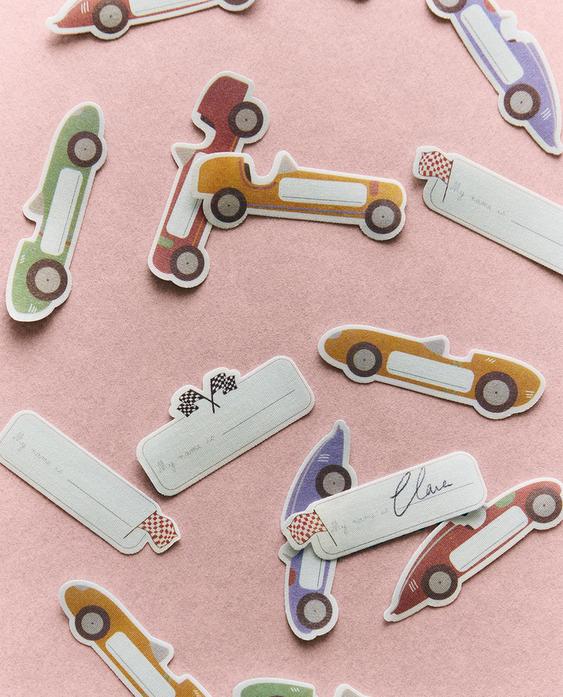 NOTAS TERMOADESIVAS INFANTIS DE CORRIDA (30 UNIDADES)