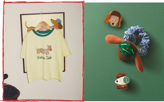 PYJAMA, KLAMMER UND HAARGUMMI FÜR KINDER