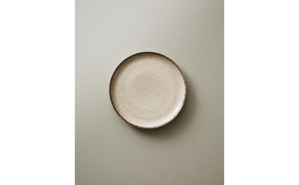 PLATO DE PAN PORCELANA FILO ENVEJECIDO