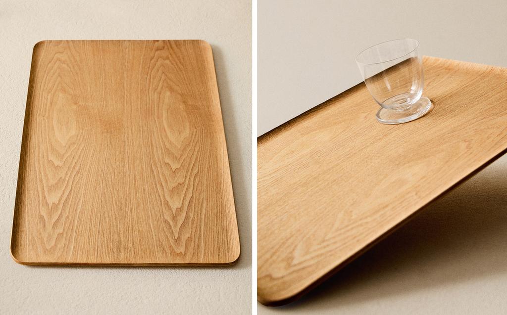 LARGE RECTANGULAR WOODEN TRAY LARGE RECTANGULAR WOODEN TRAY