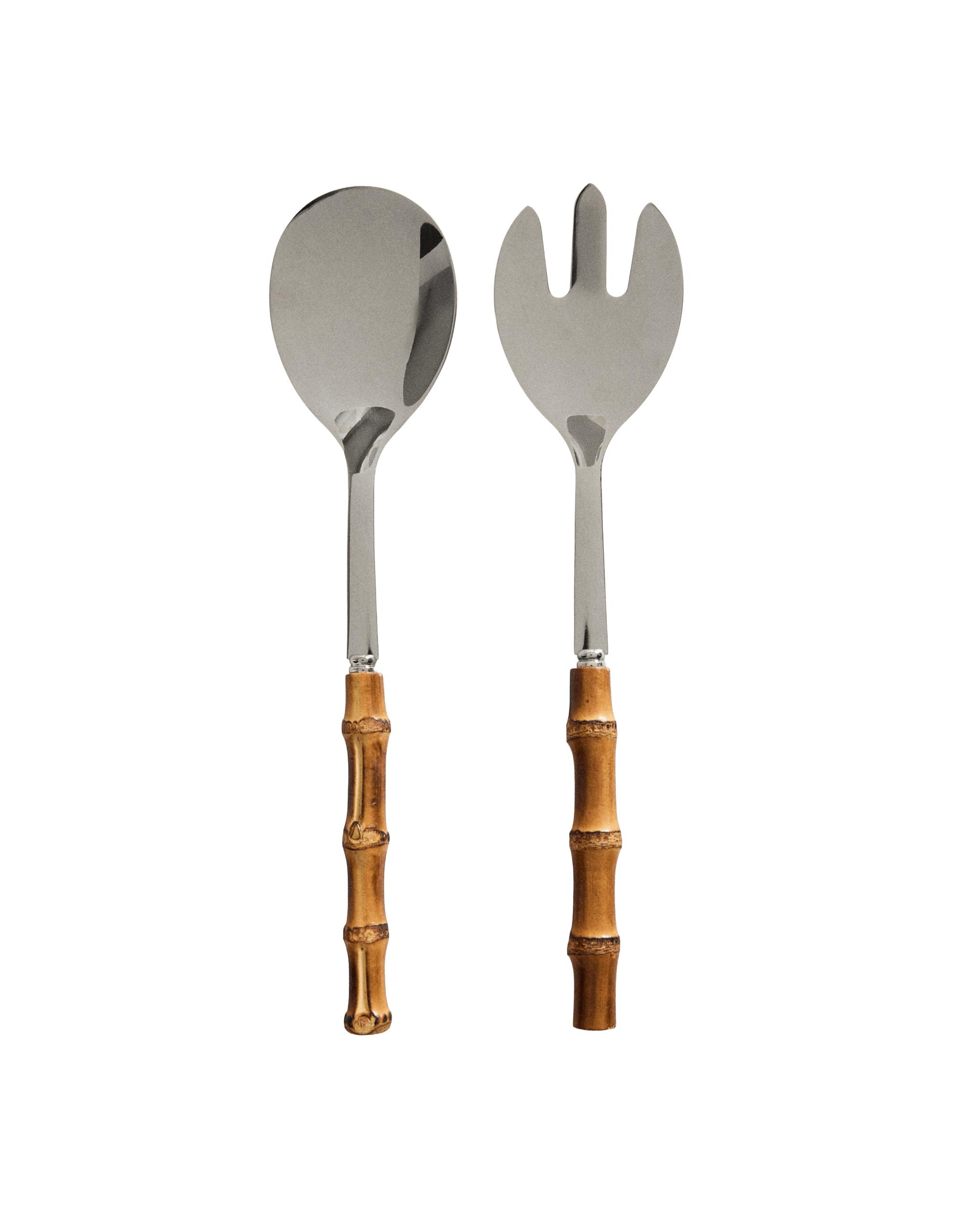 BAMBOO SALAD CUTLERY SET (SET OF 2) product thumbnail 2