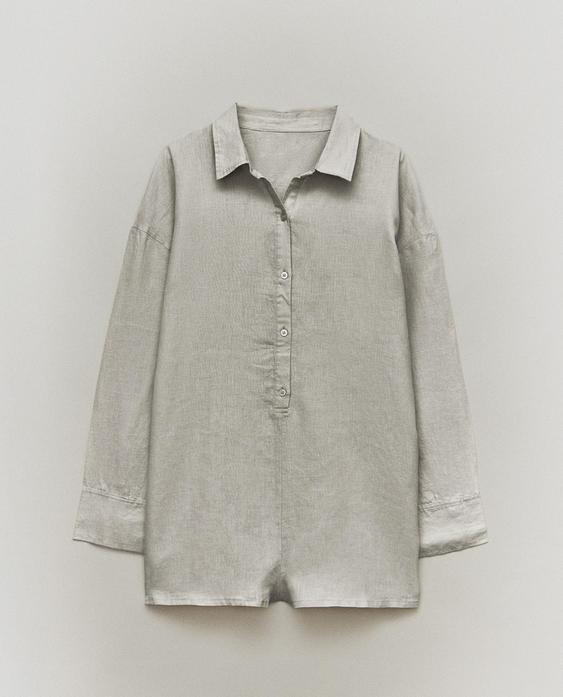 LINNEN PLAYSUIT