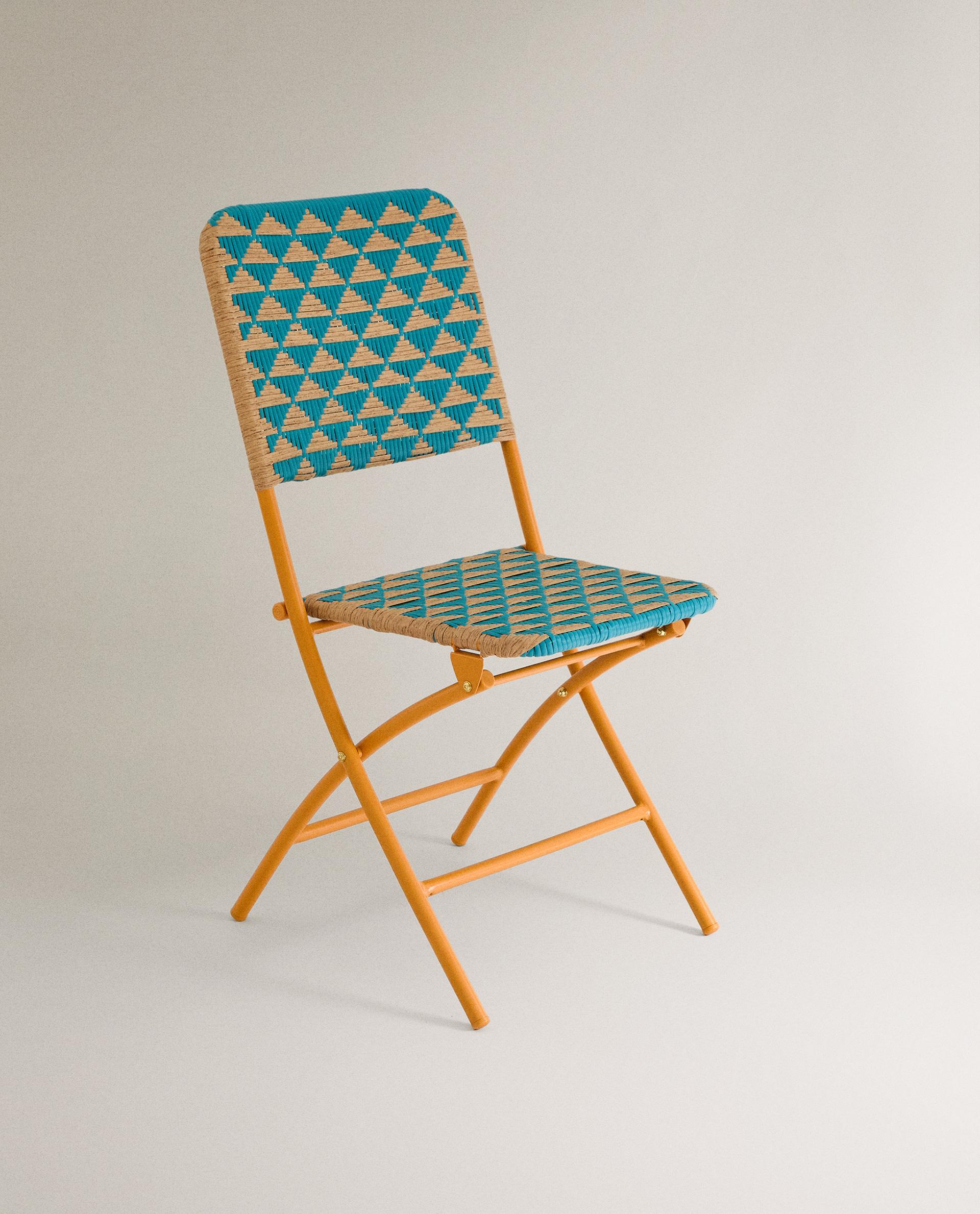 ZARAHOME フォールディングチェア FOLDING ALUMINUM AND CANVAS CHAIR | Zara Home United States