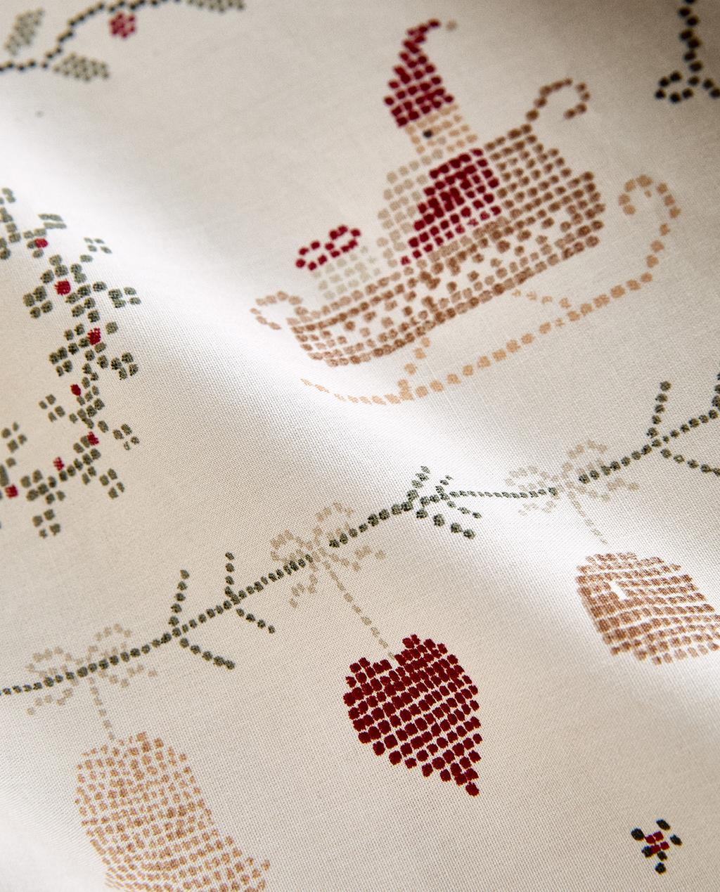 CHILDREN’S CHRISTMAS DUVET COVER WITH STITCHING