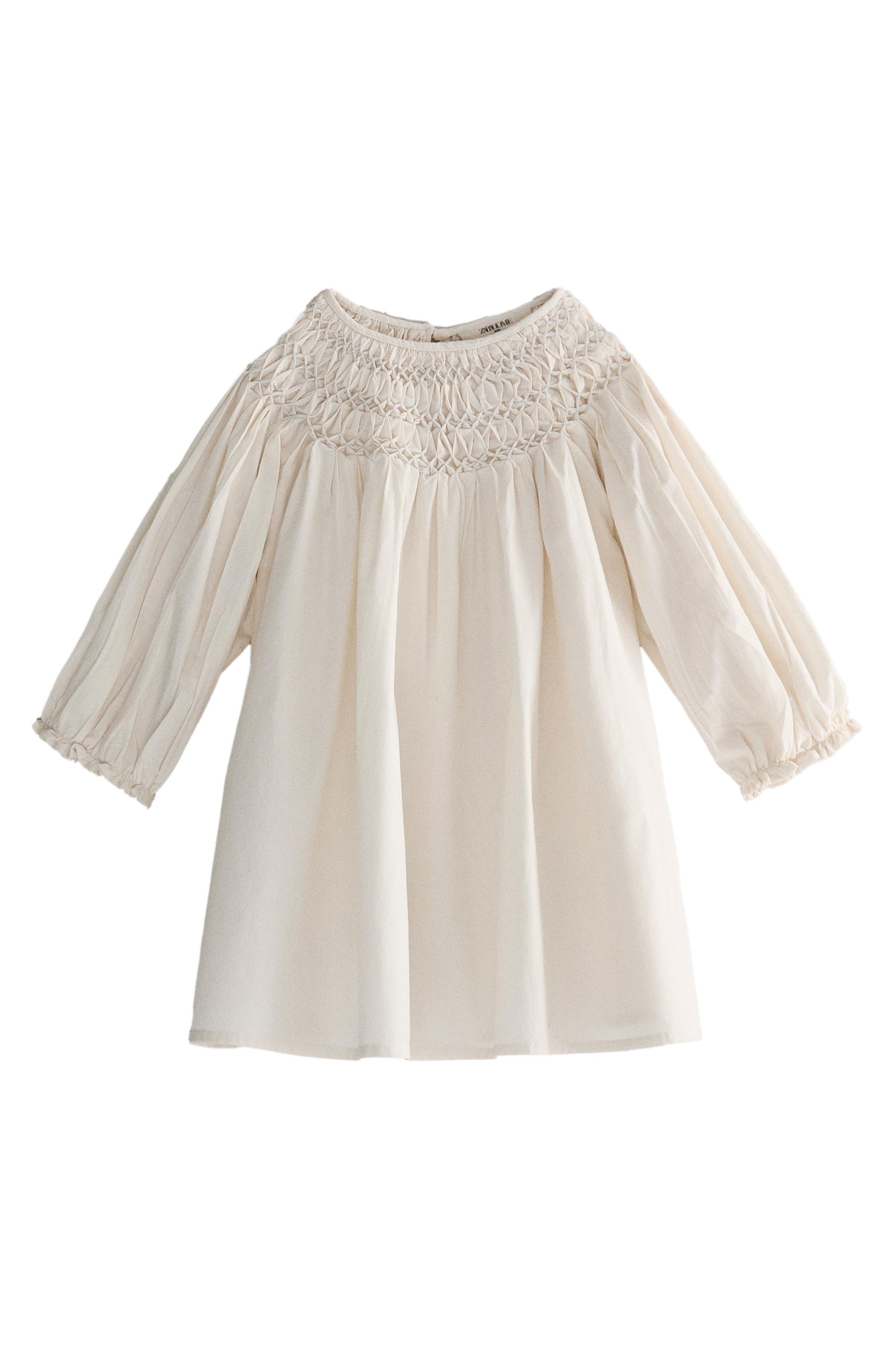 【完売品】サンサカエプチ　Laura smocked dress Laura Smocked Midi Dress