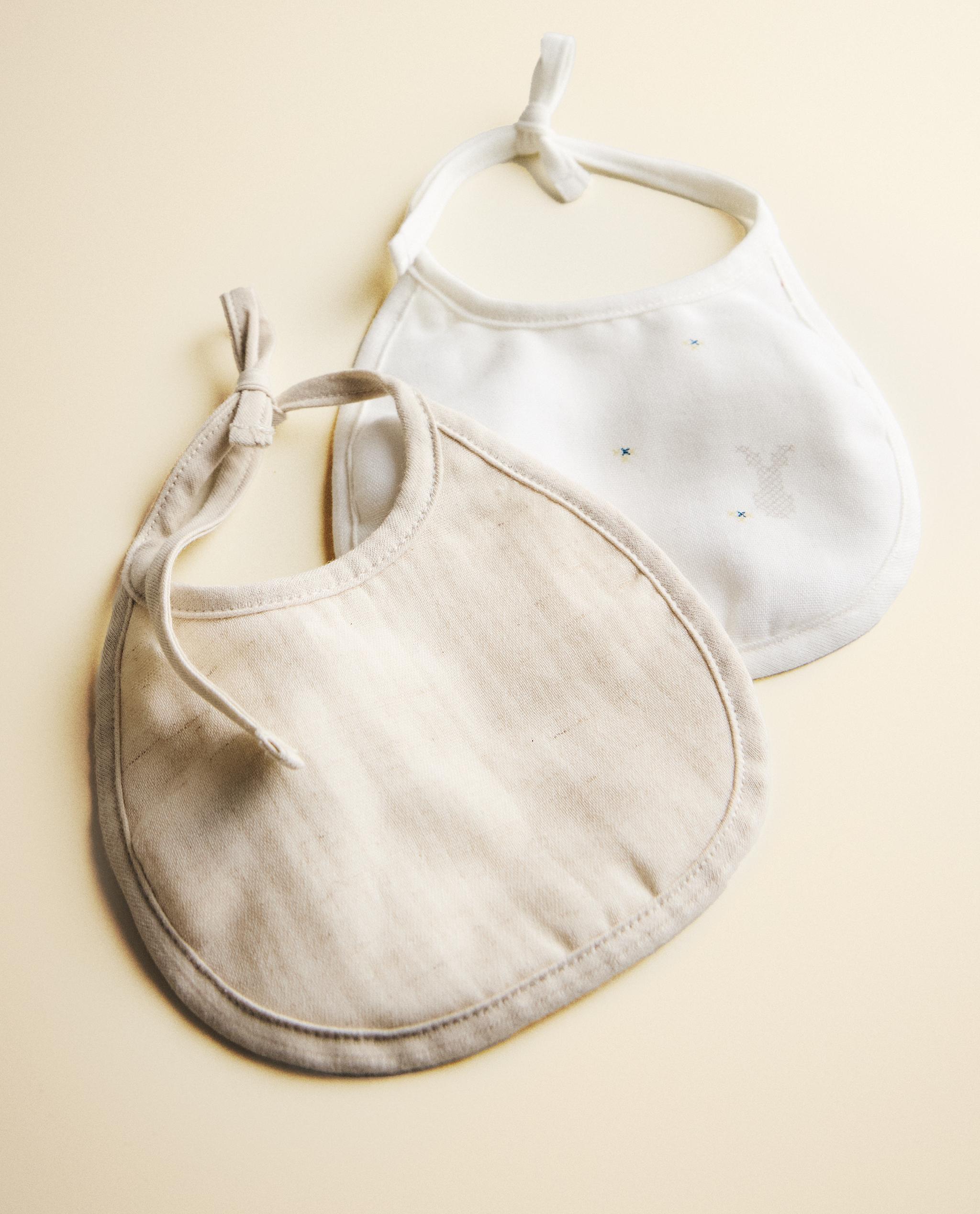 EMBROIDERED BABY BIB (PACK OF 2) product thumbnail 9