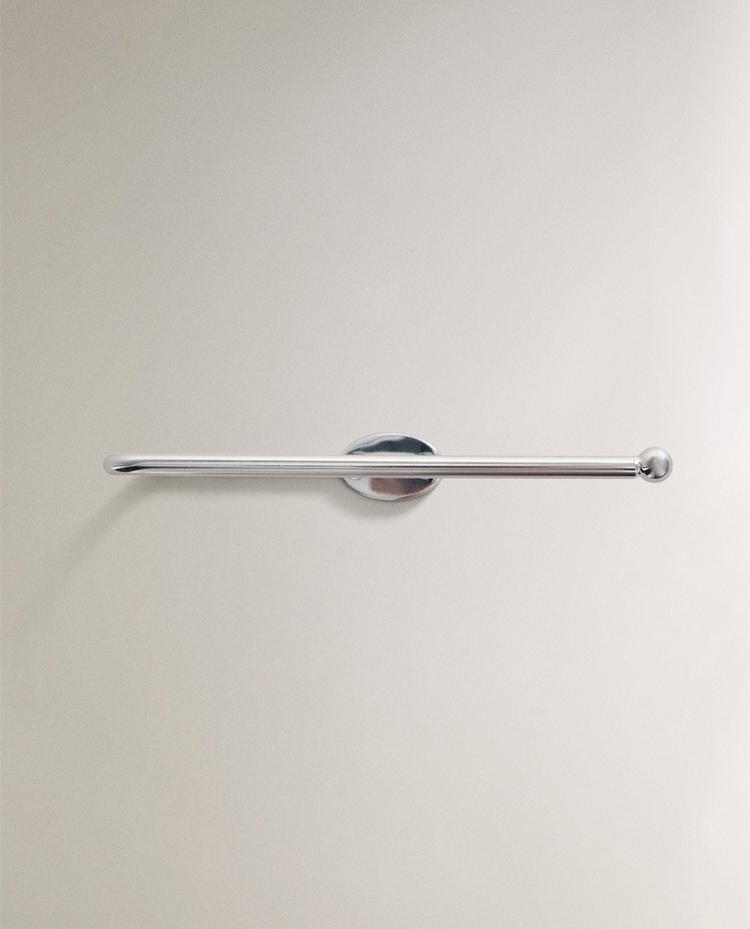 PORTE-ROULEAUX SALLE EDE BAIN MÉTAL ARGENTÉ PORTE-ROULEAUX SALLE EDE BAIN MÉTAL ARGENTÉ